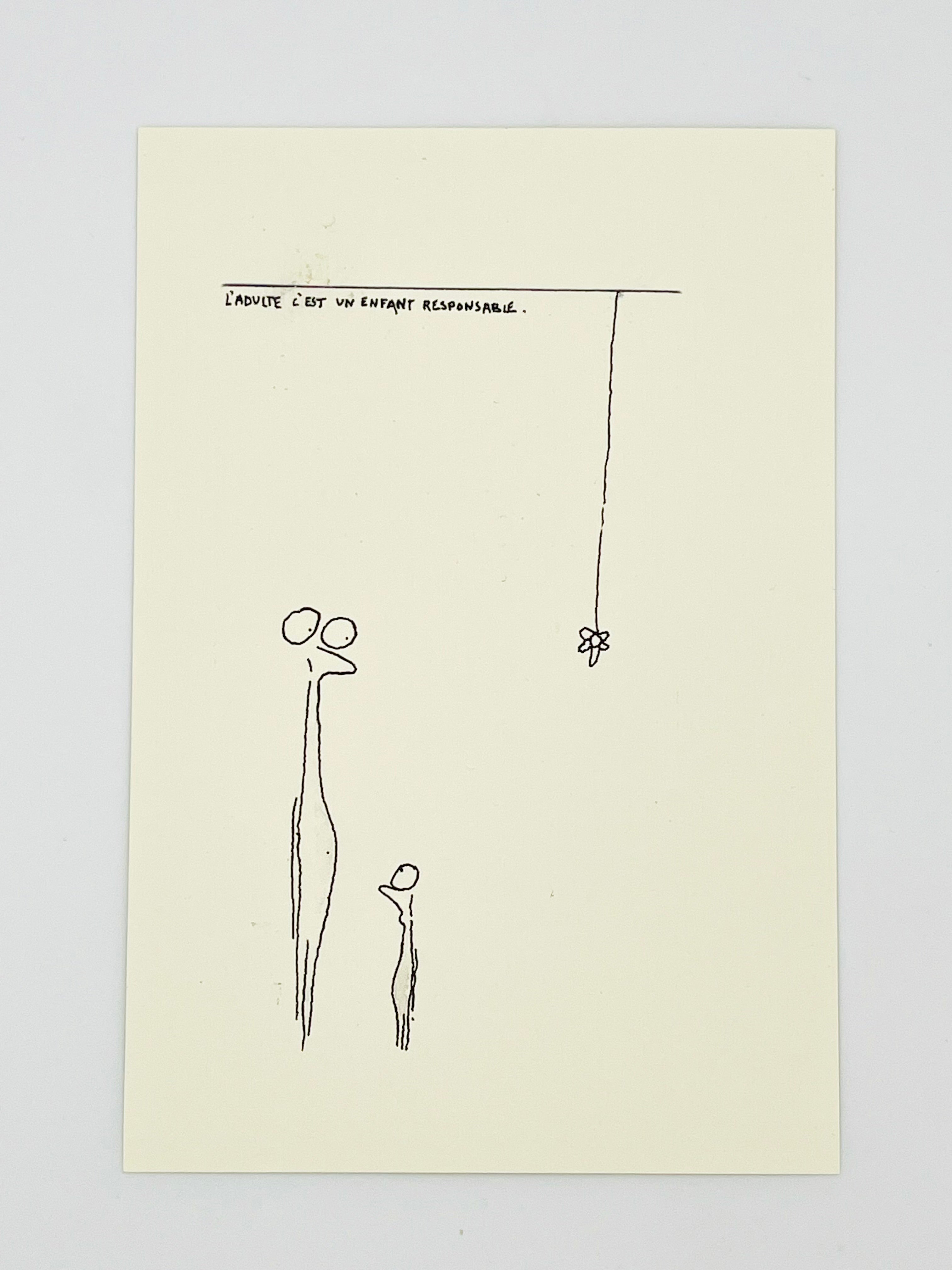 L’adulte c’est un enfant responsable