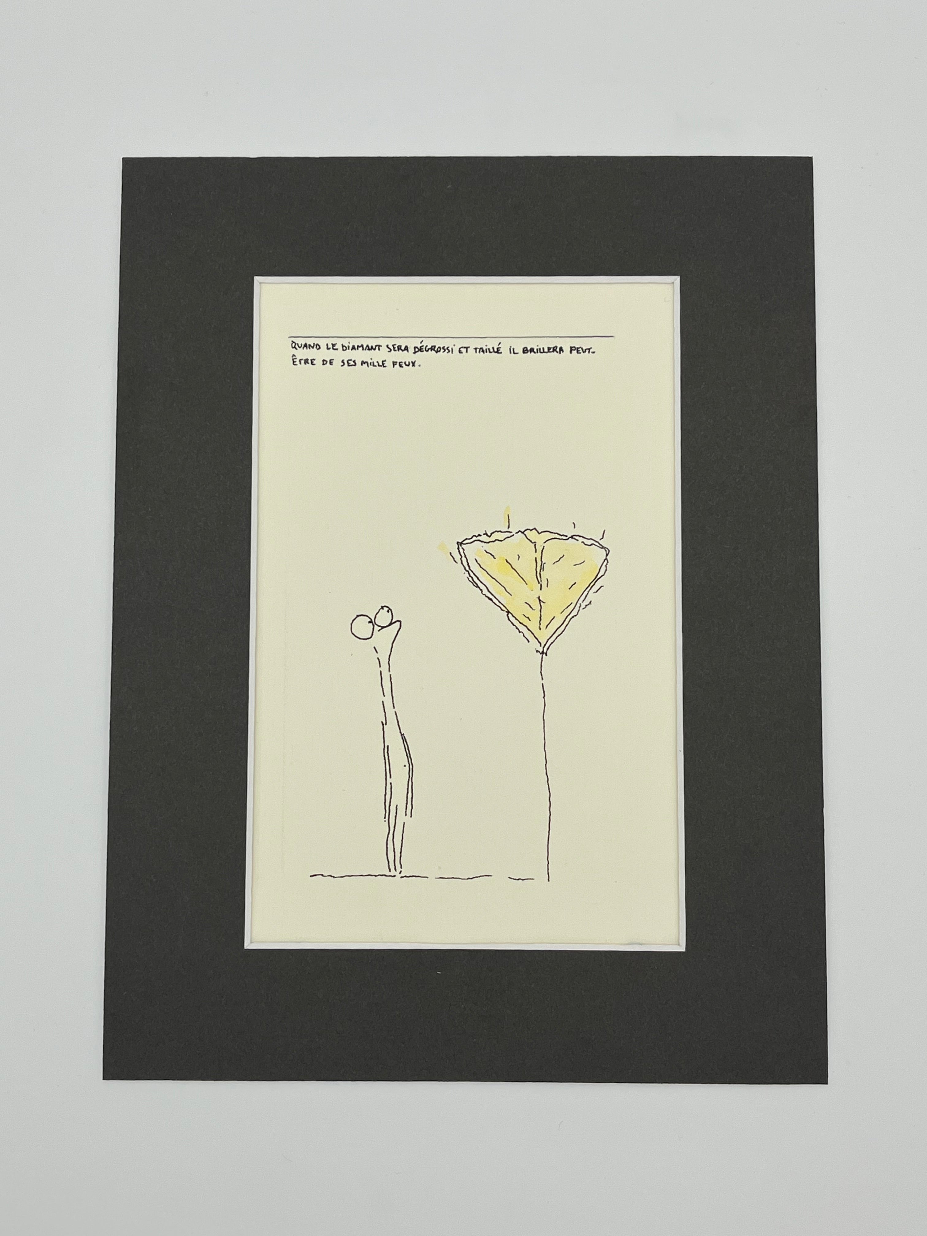 Quand le diamant sera dégrossi et taillé il brillera peut être de ses mille feux