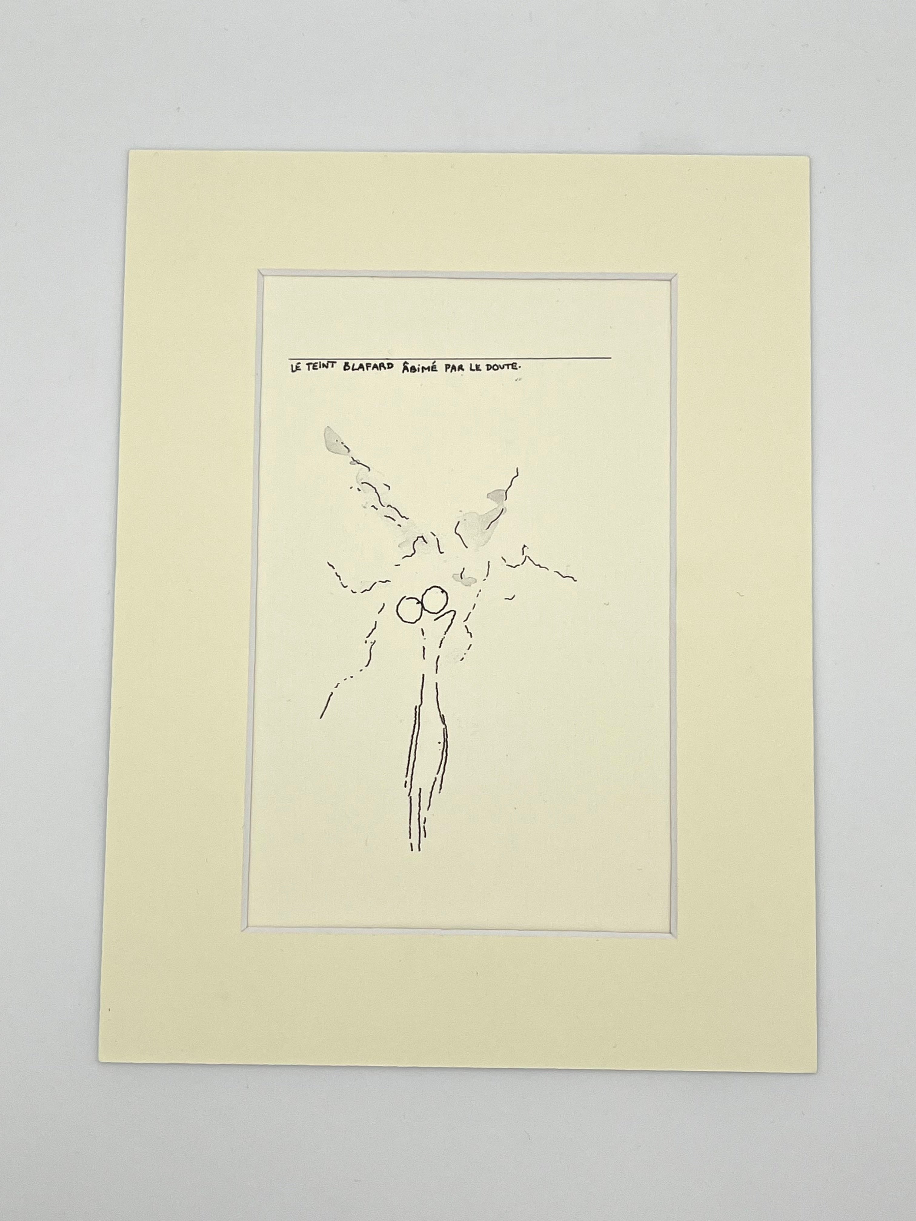 Le teint blafard abîmé par le doute