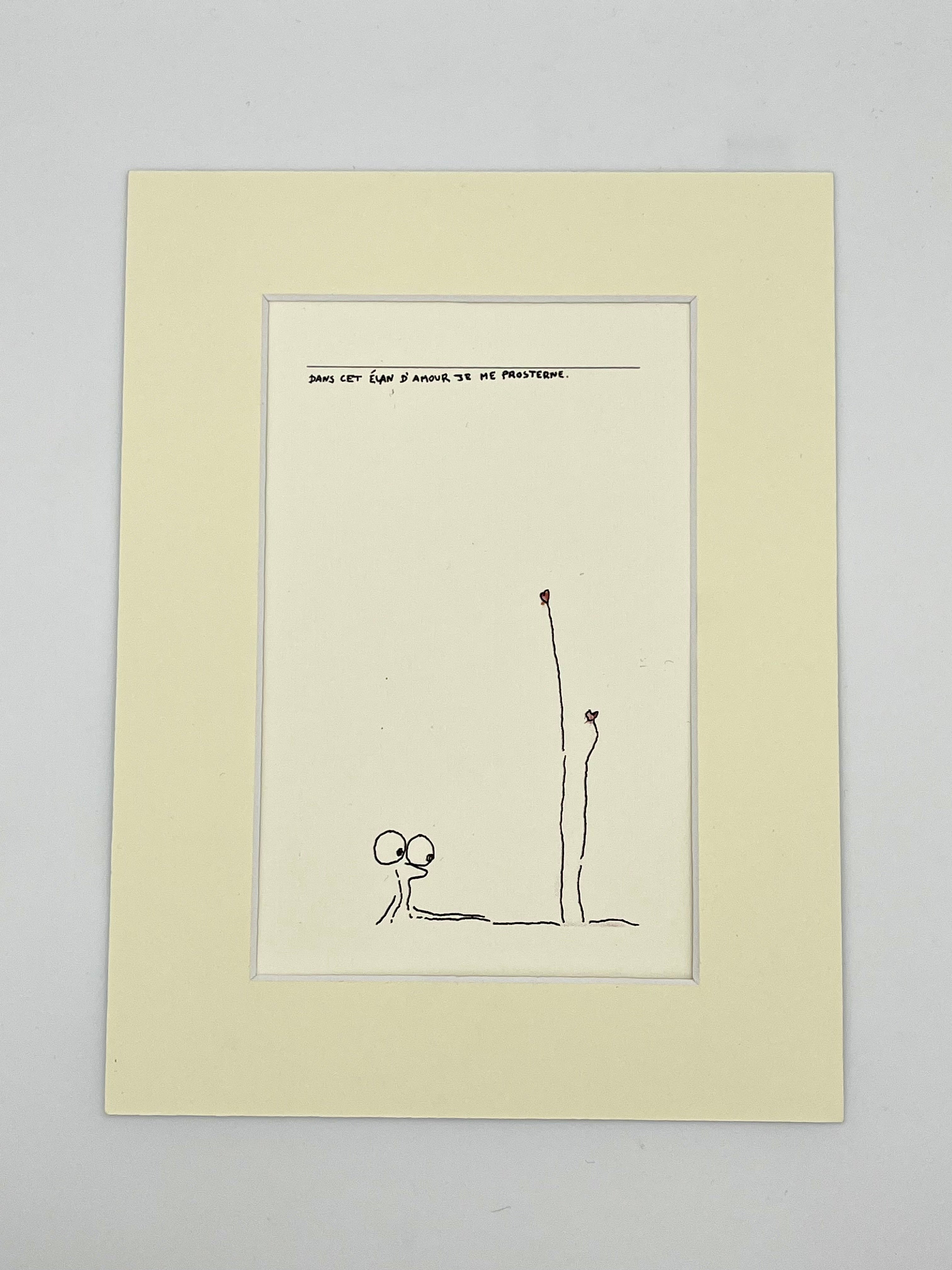 Dans cet élan d’amour je me prosterne