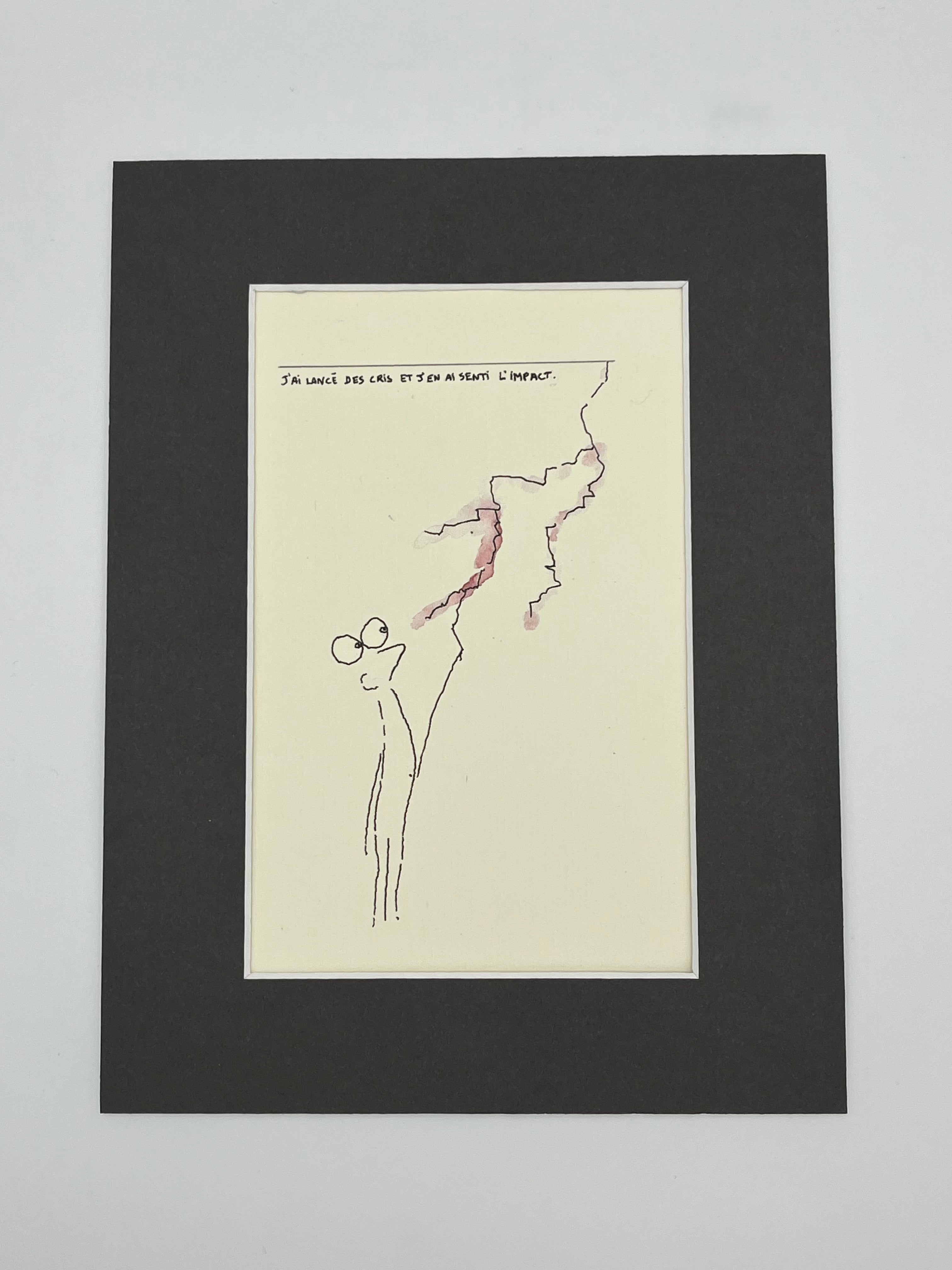 J’ai lancé des cris et j’en ai senti l’impact