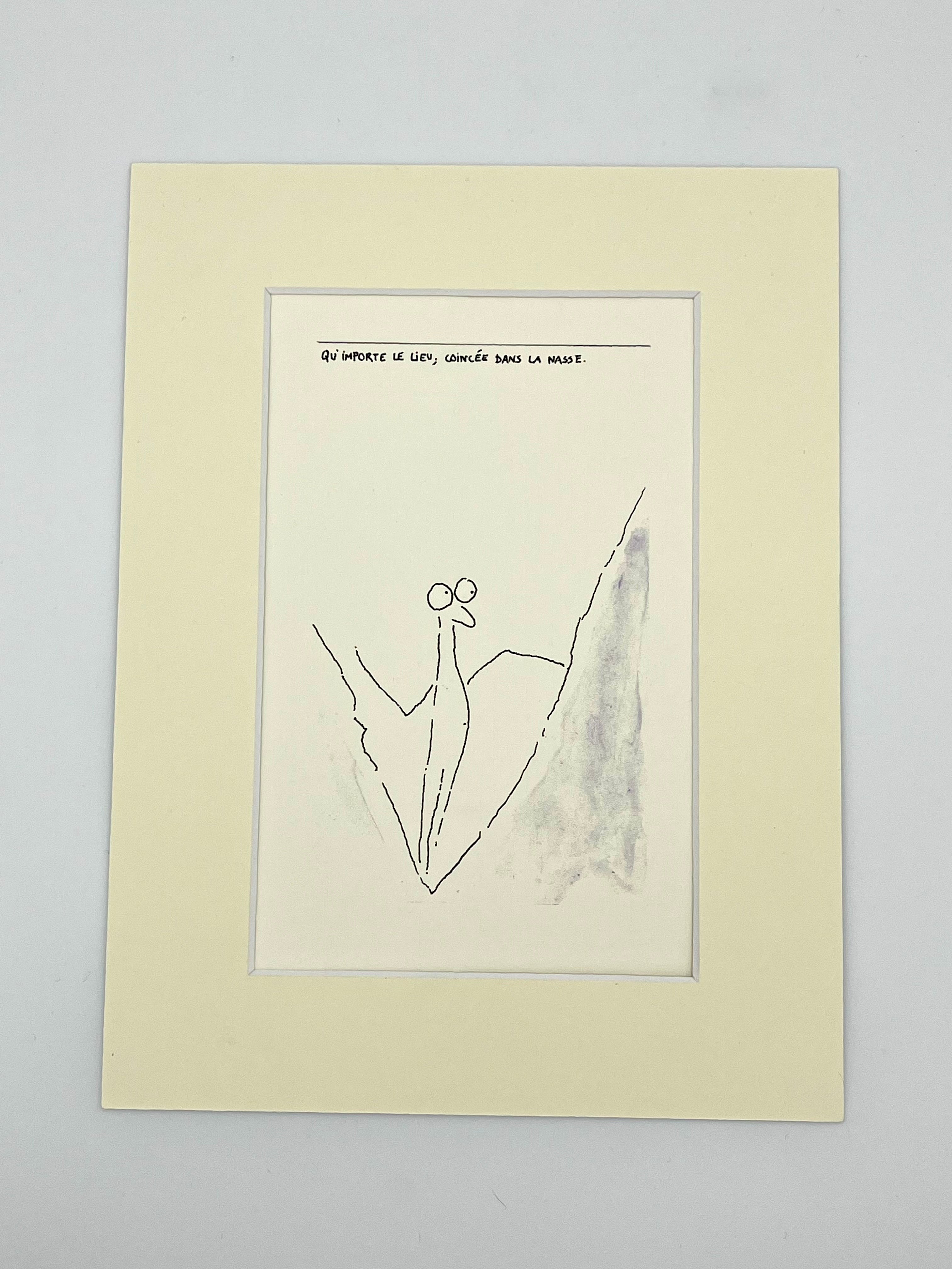 Qu’importe le lieu, coincée dans la nasse