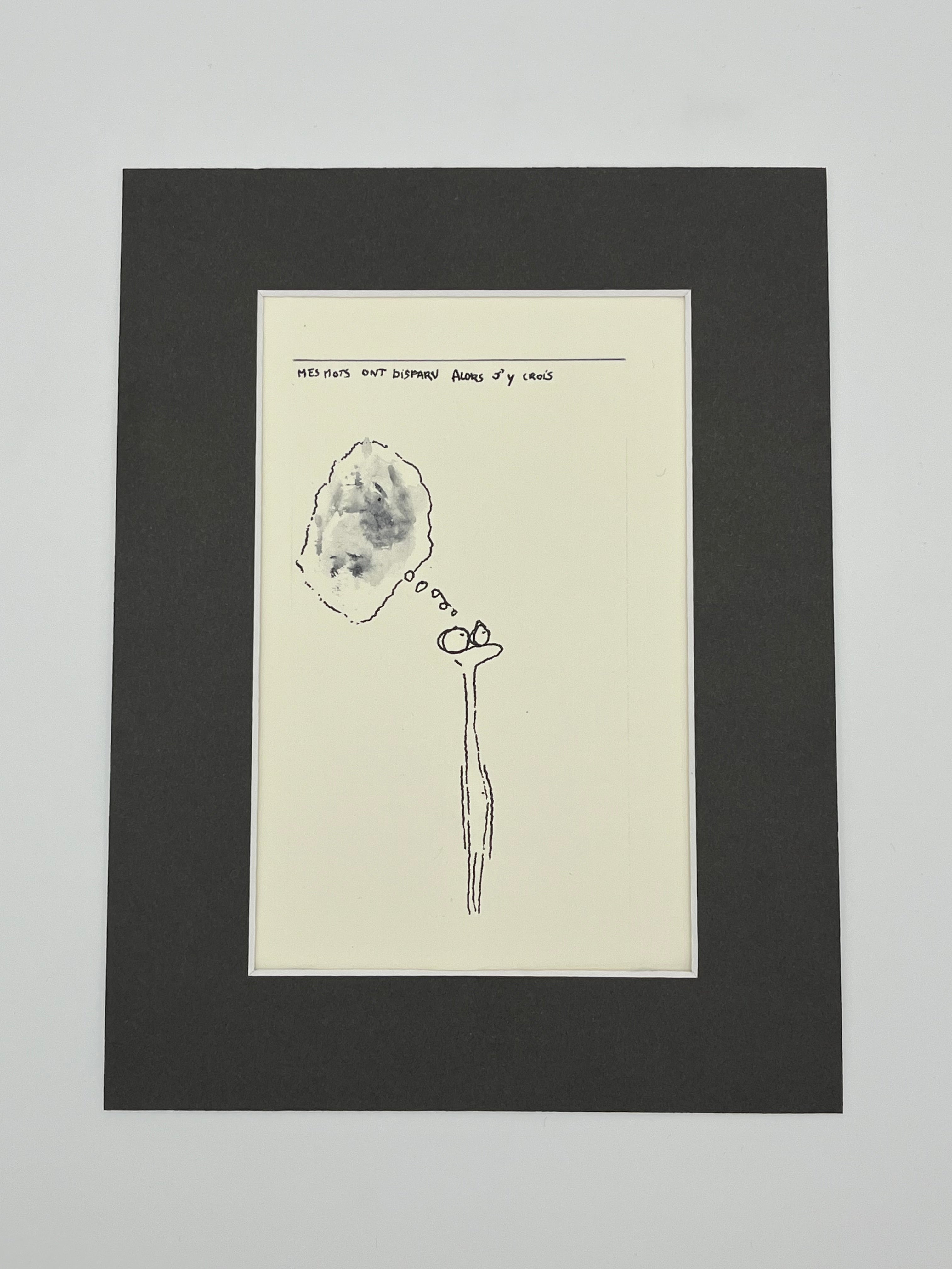 Mes mots ont disparu alors j’y crois