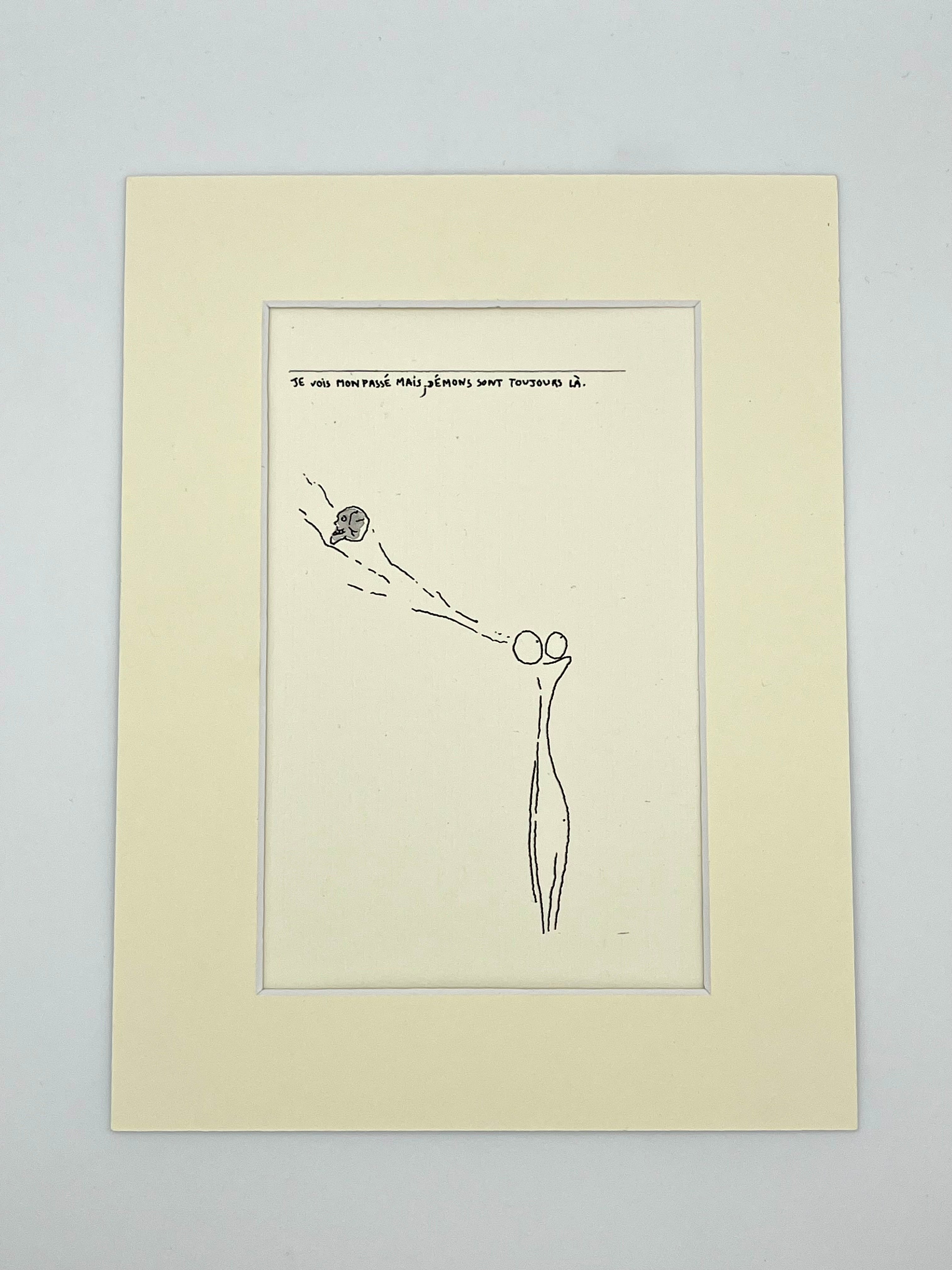 Je vois mon passé mais, démons sont toujours là