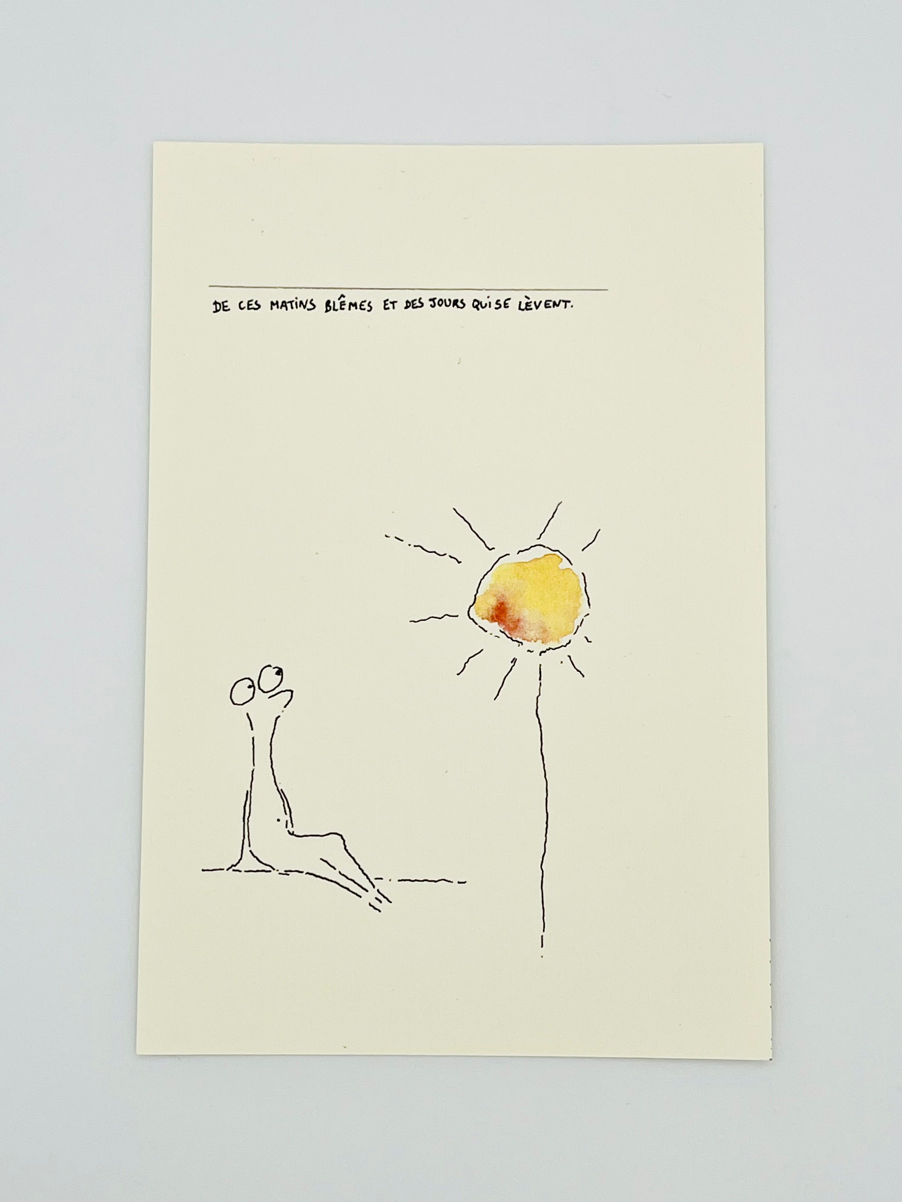 De ces matins blêmes et des jours qui se lèvent