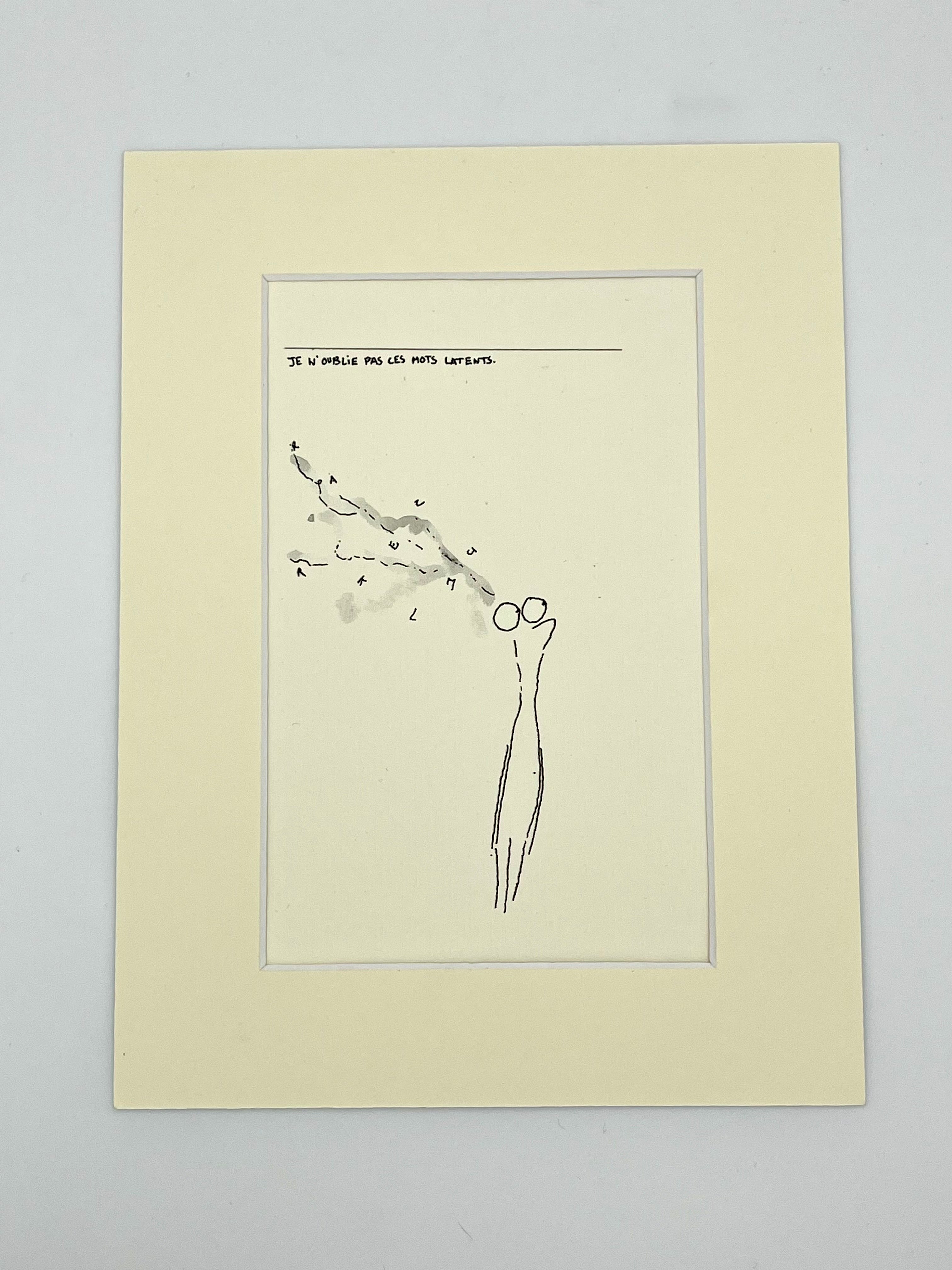 Je n’oublie pas ces mots latents