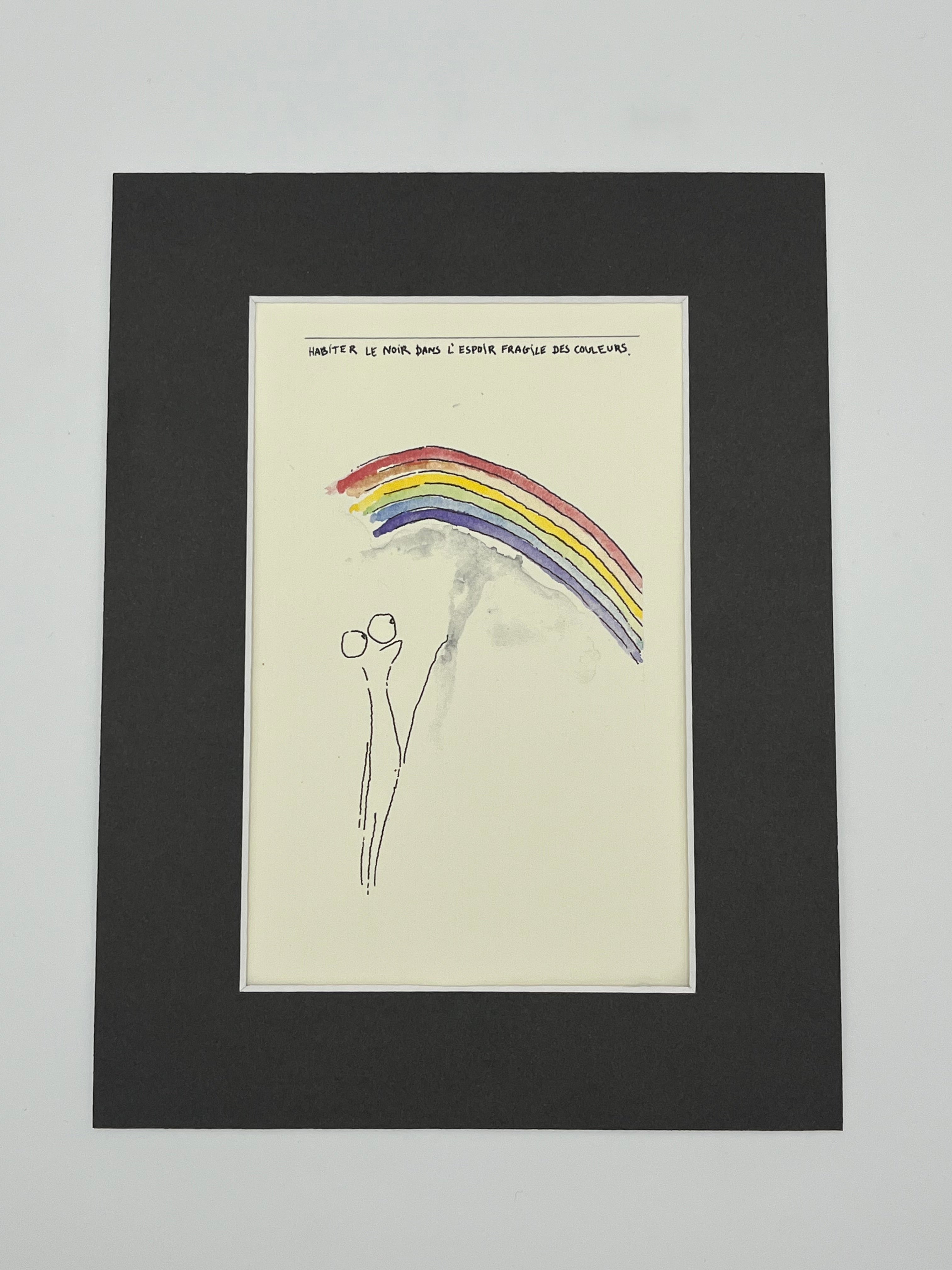 Habiter le noir dans l’espoir fragile des couleurs