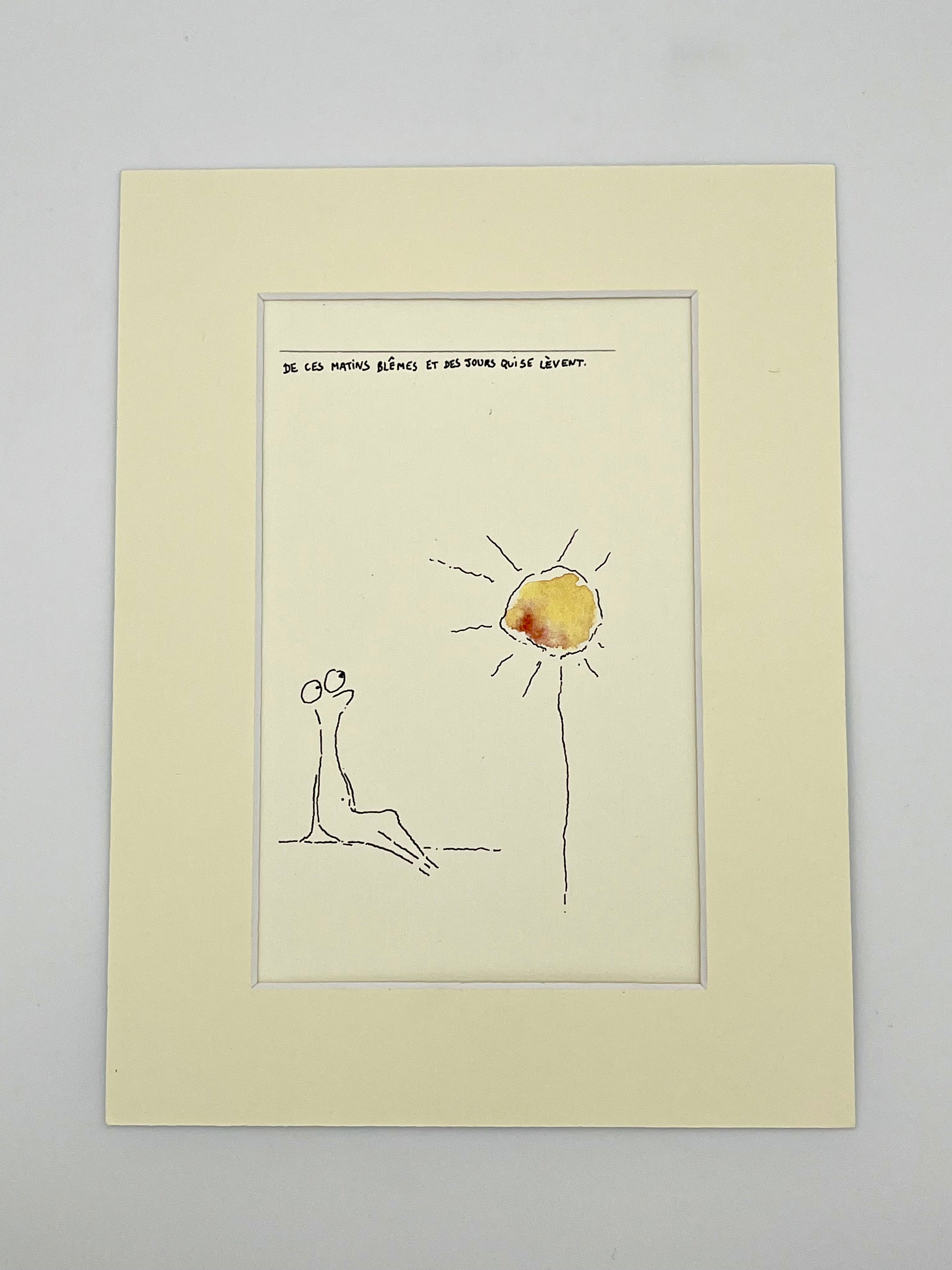 De ces matins blêmes et des jours qui se lèvent