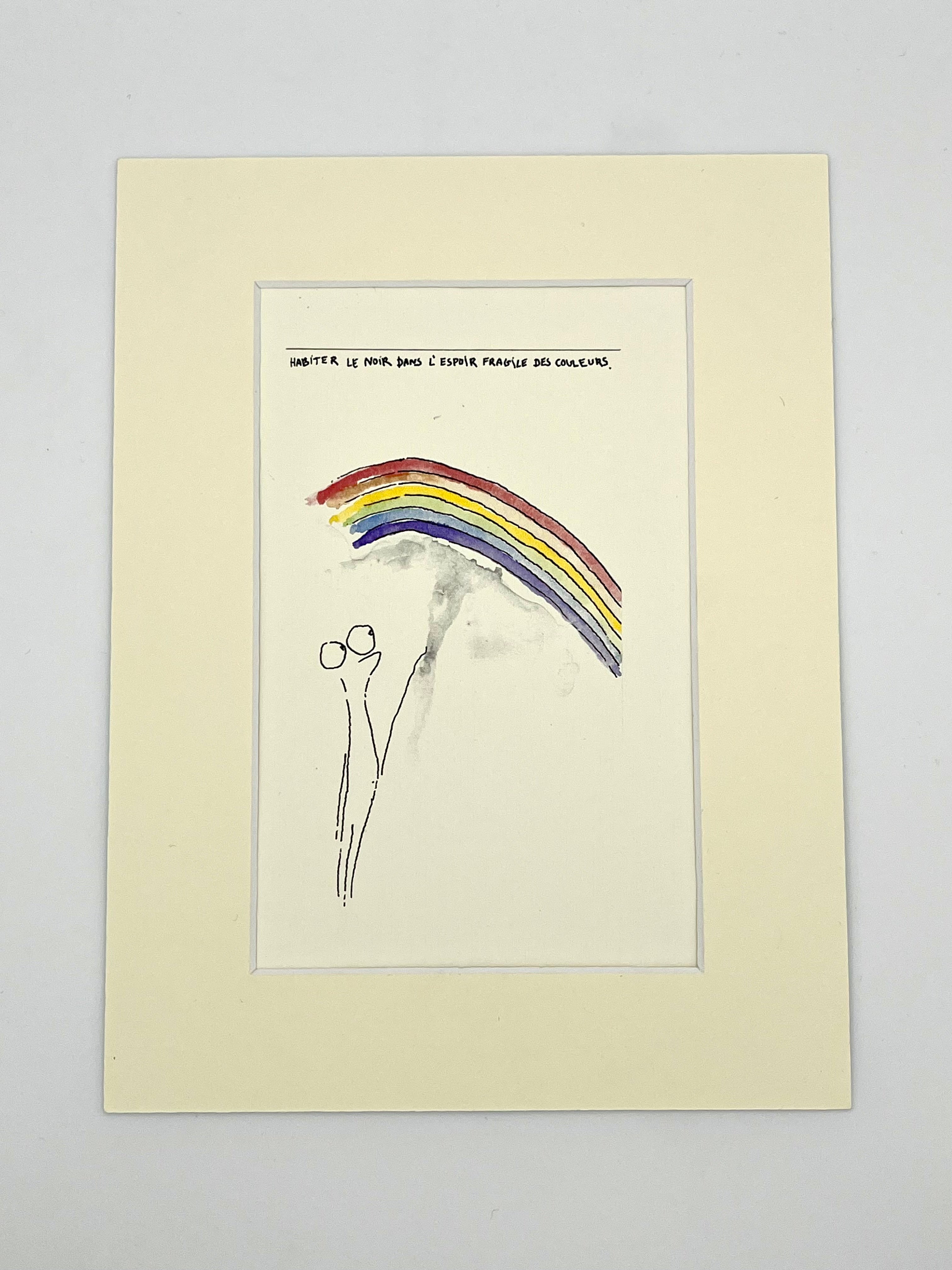 Habiter le noir dans l’espoir fragile des couleurs