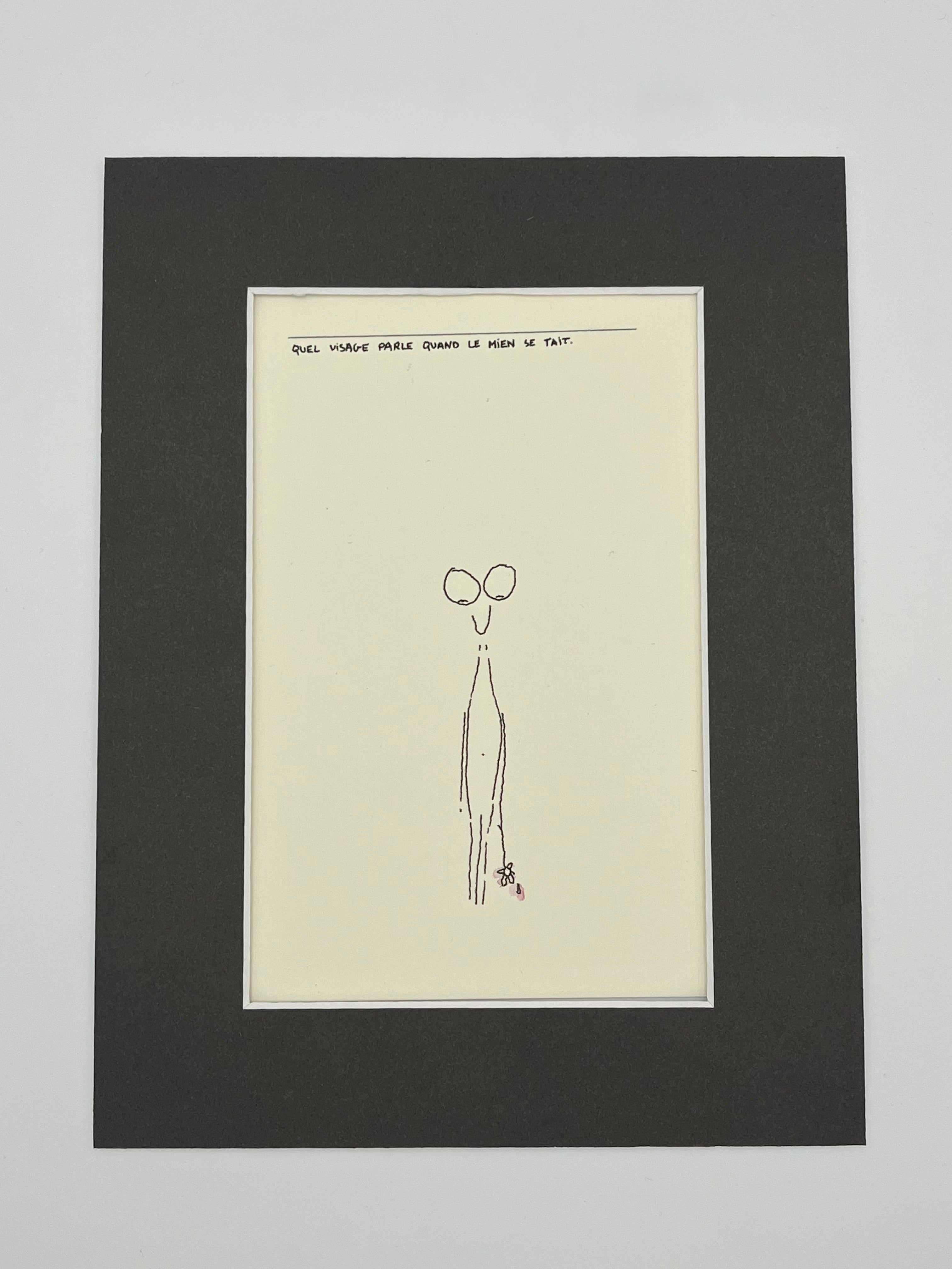 Quel visage parle quand le mien se tait