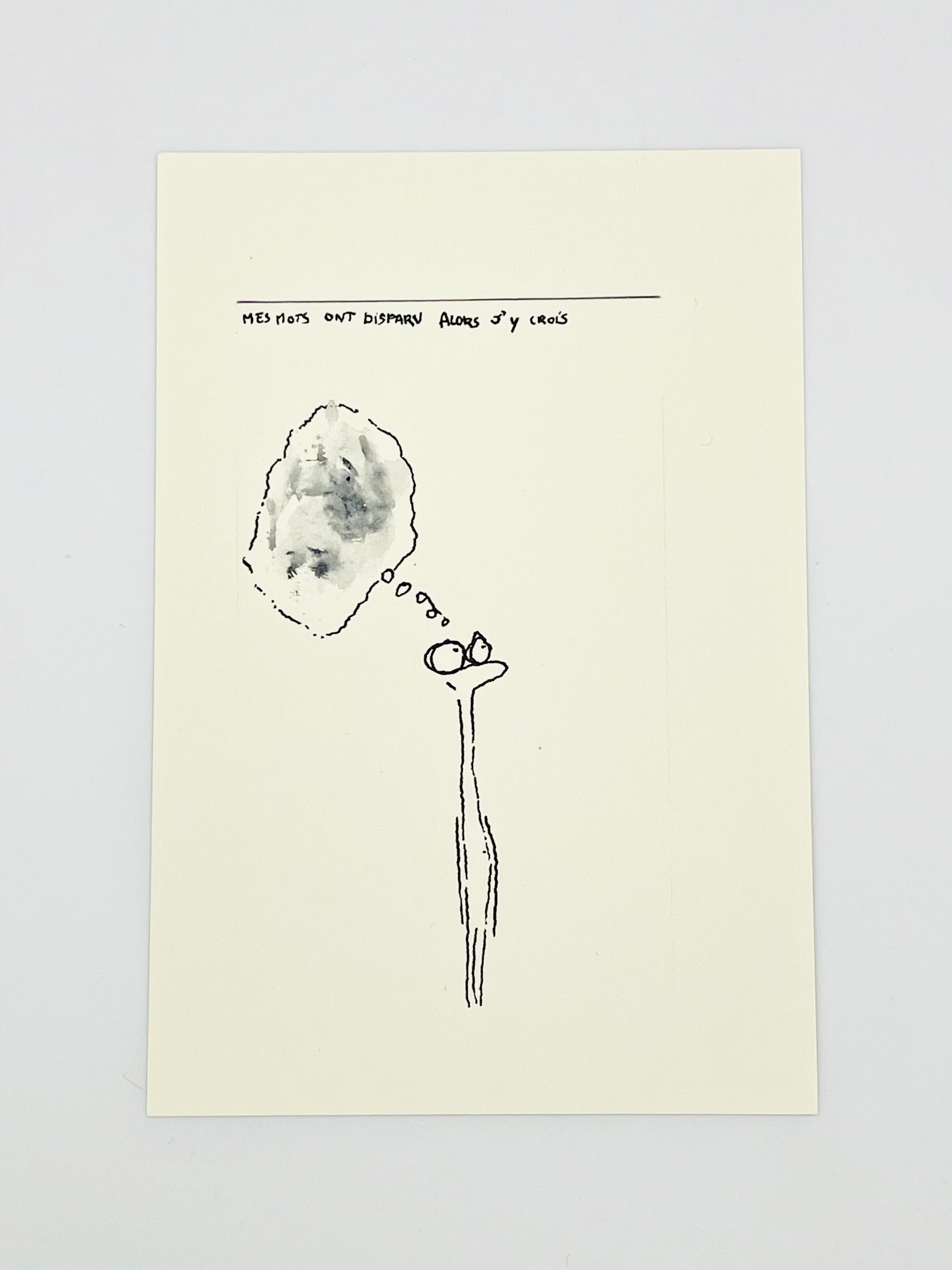 Mes mots ont disparu alors j’y crois