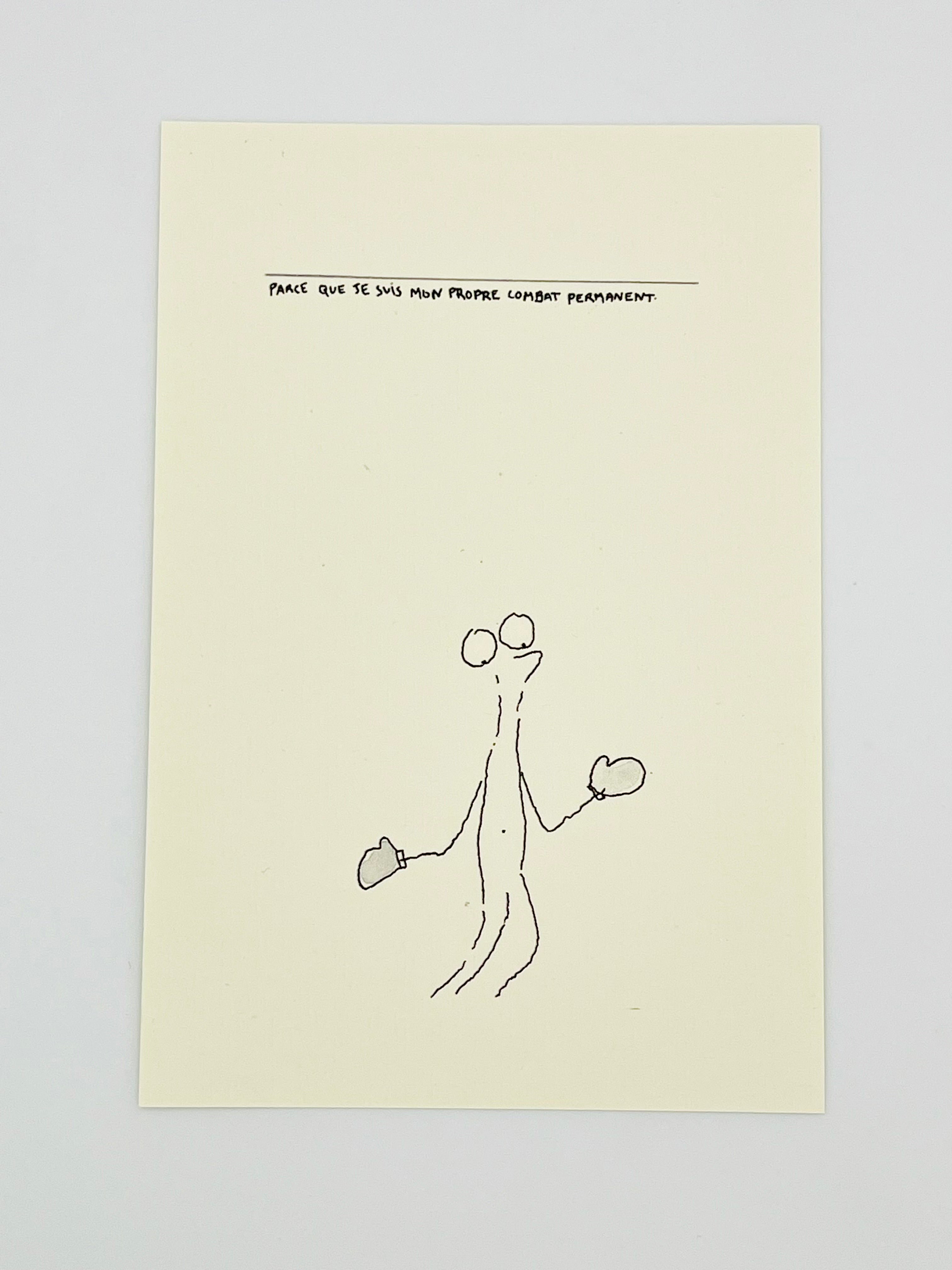 Parce que je suis mon propre combat permanent