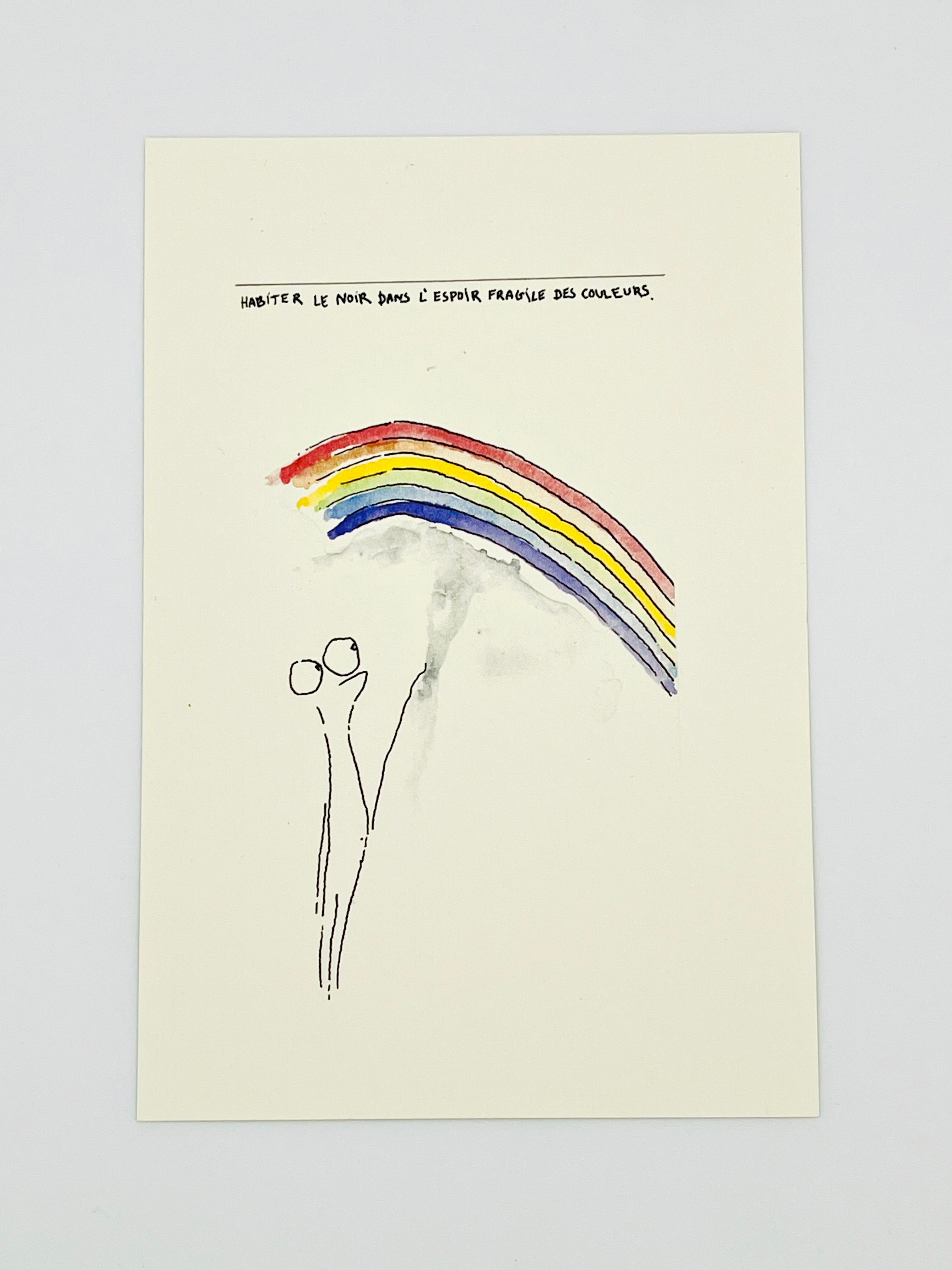 Habiter le noir dans l’espoir fragile des couleurs