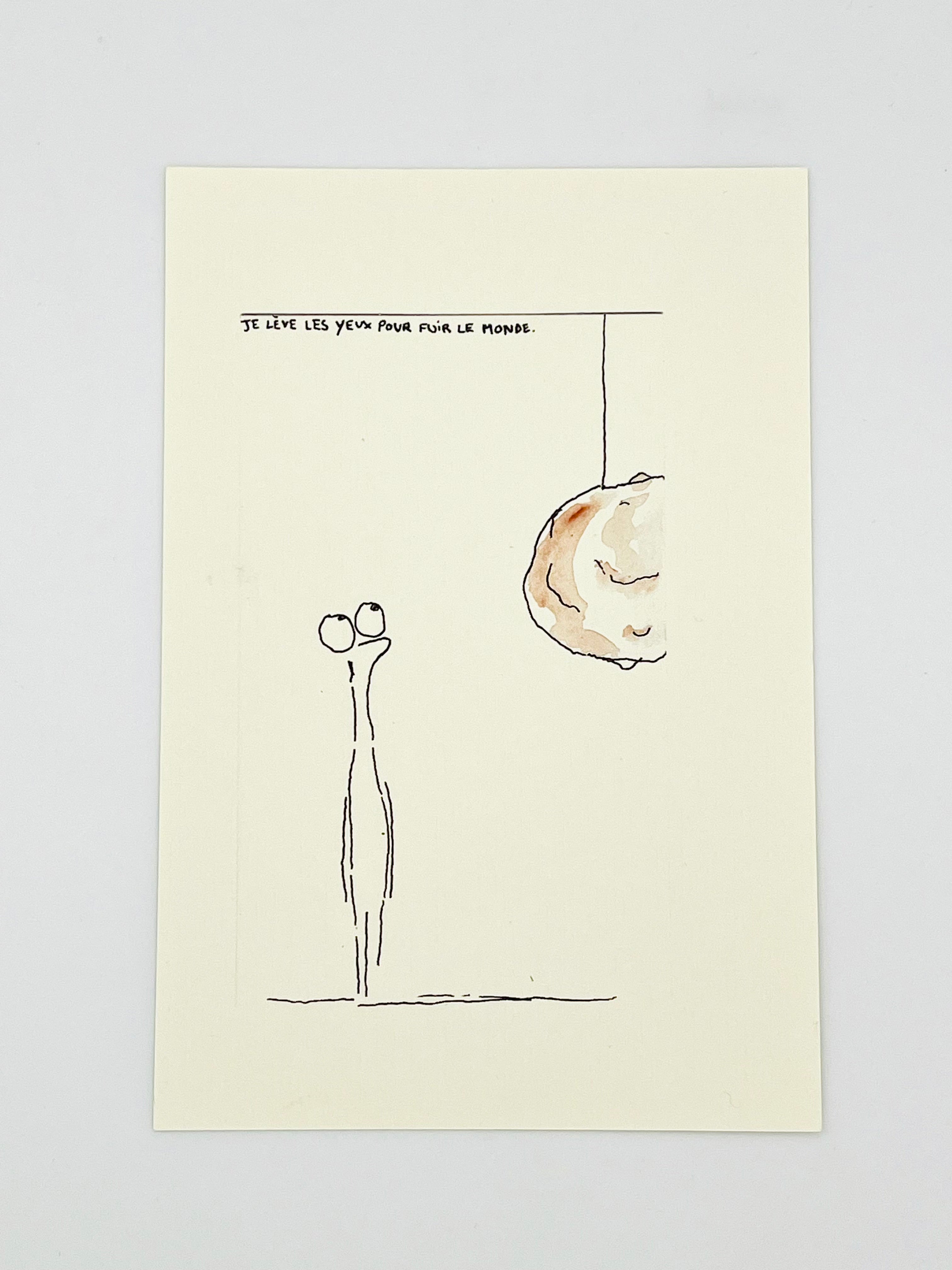 Je lève les yeux pour fuir le monde
