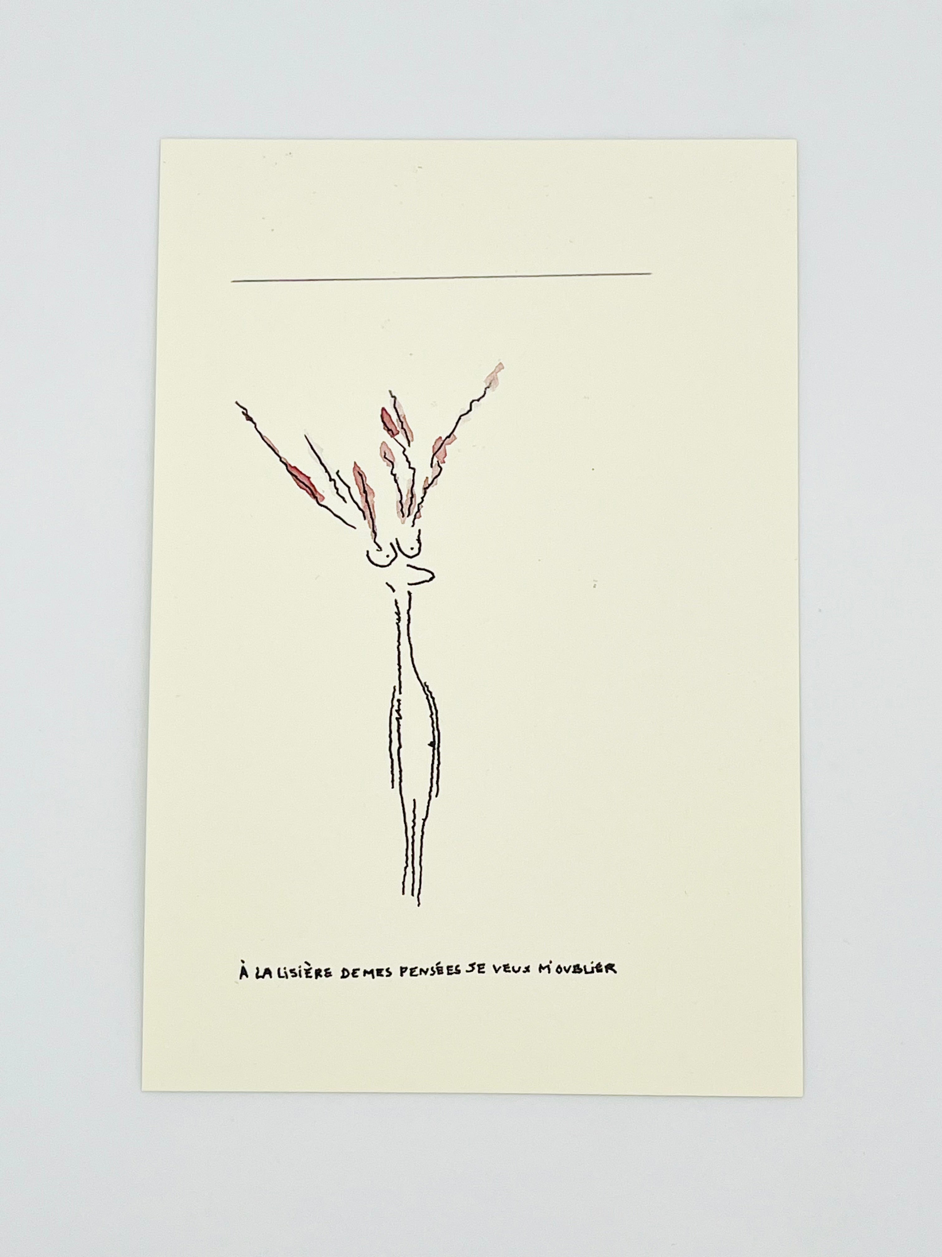 À la lisière de mes pensées je veux m’oublier