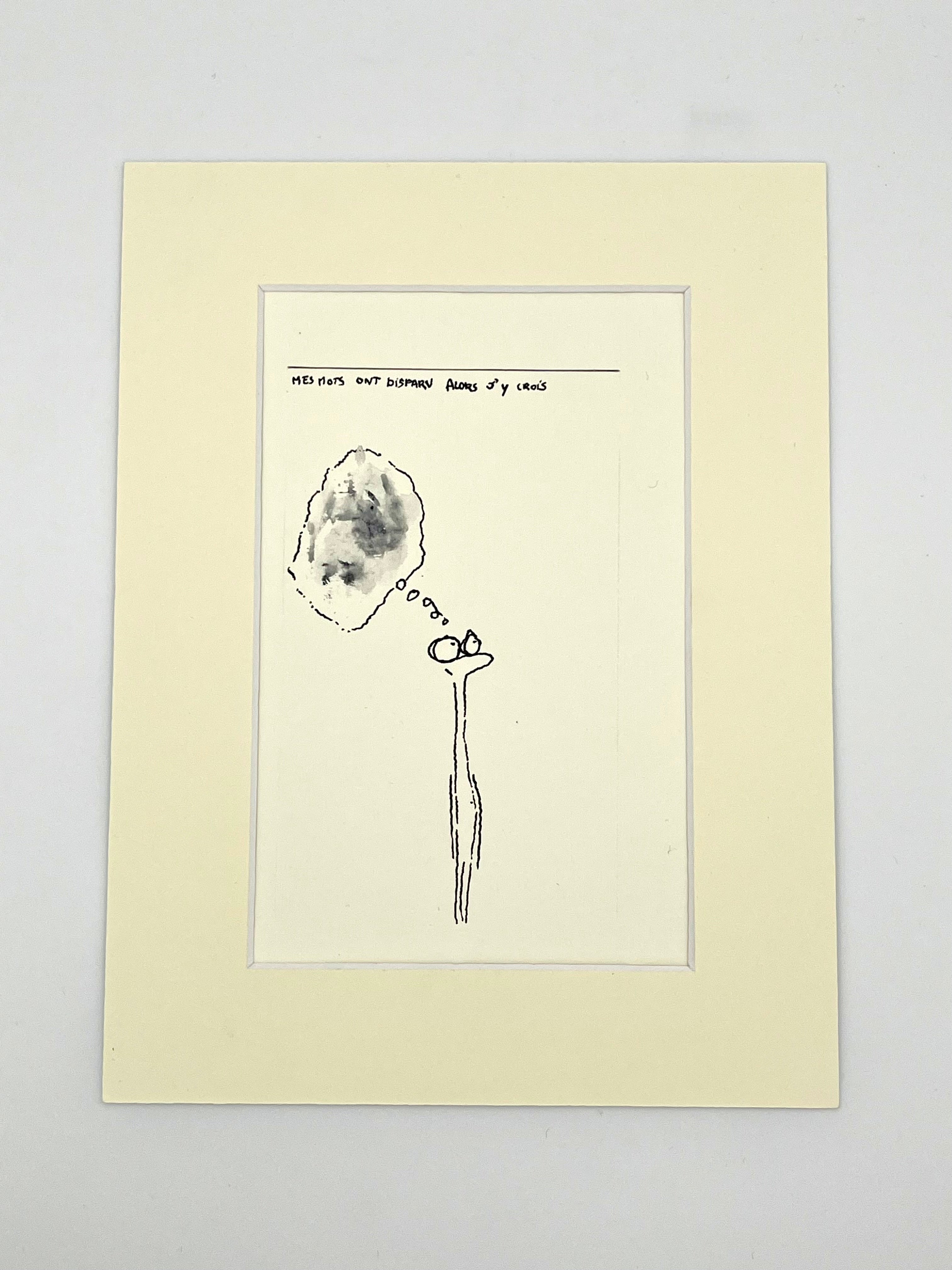 Mes mots ont disparu alors j’y crois