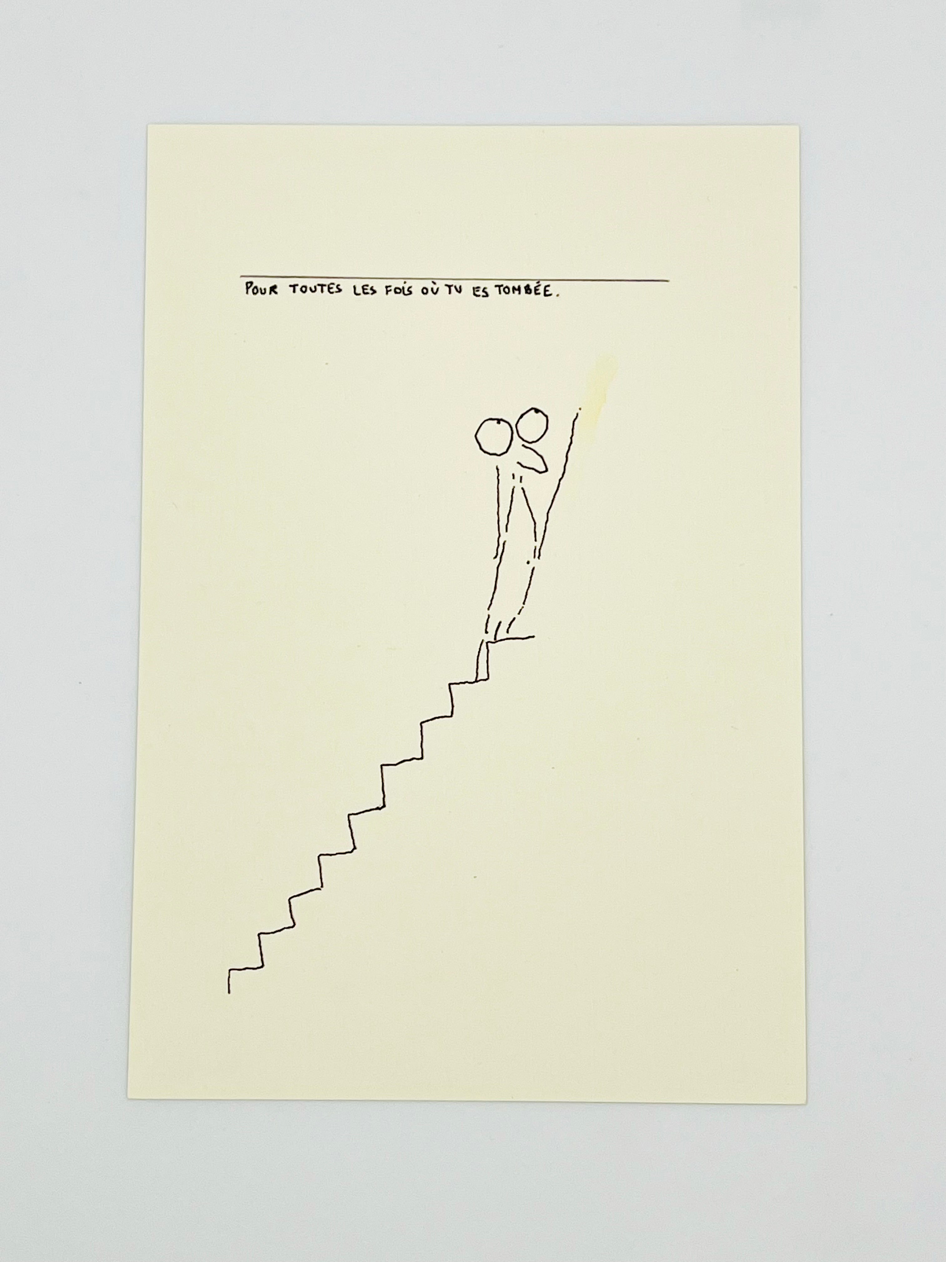 Pour toutes les fois où tu es tombée