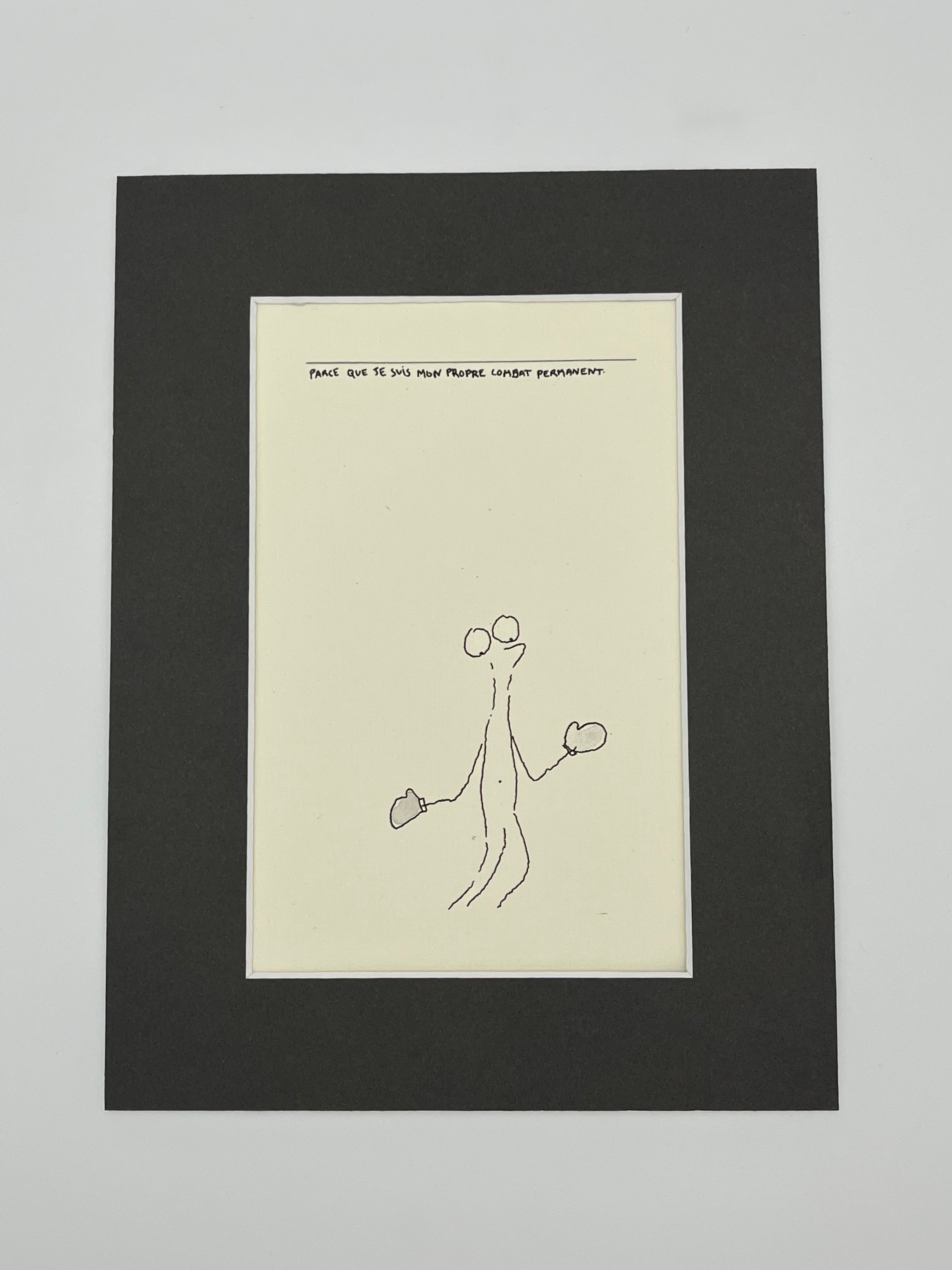 Parce que je suis mon propre combat permanent