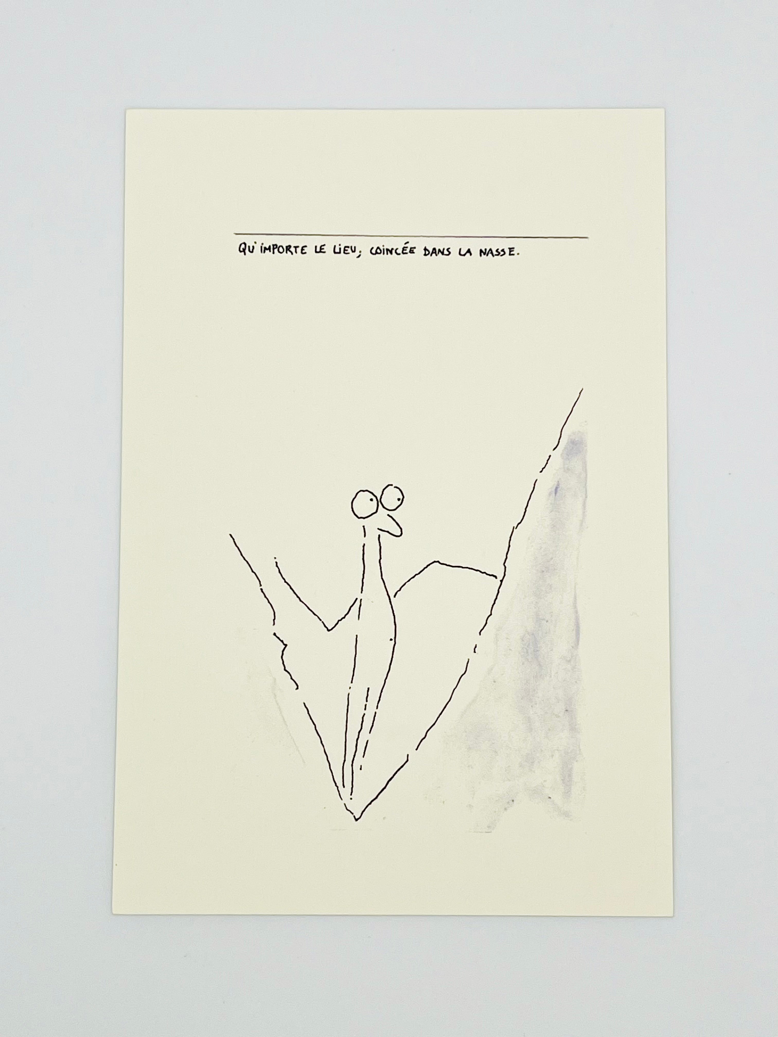 Qu’importe le lieu, coincée dans la nasse