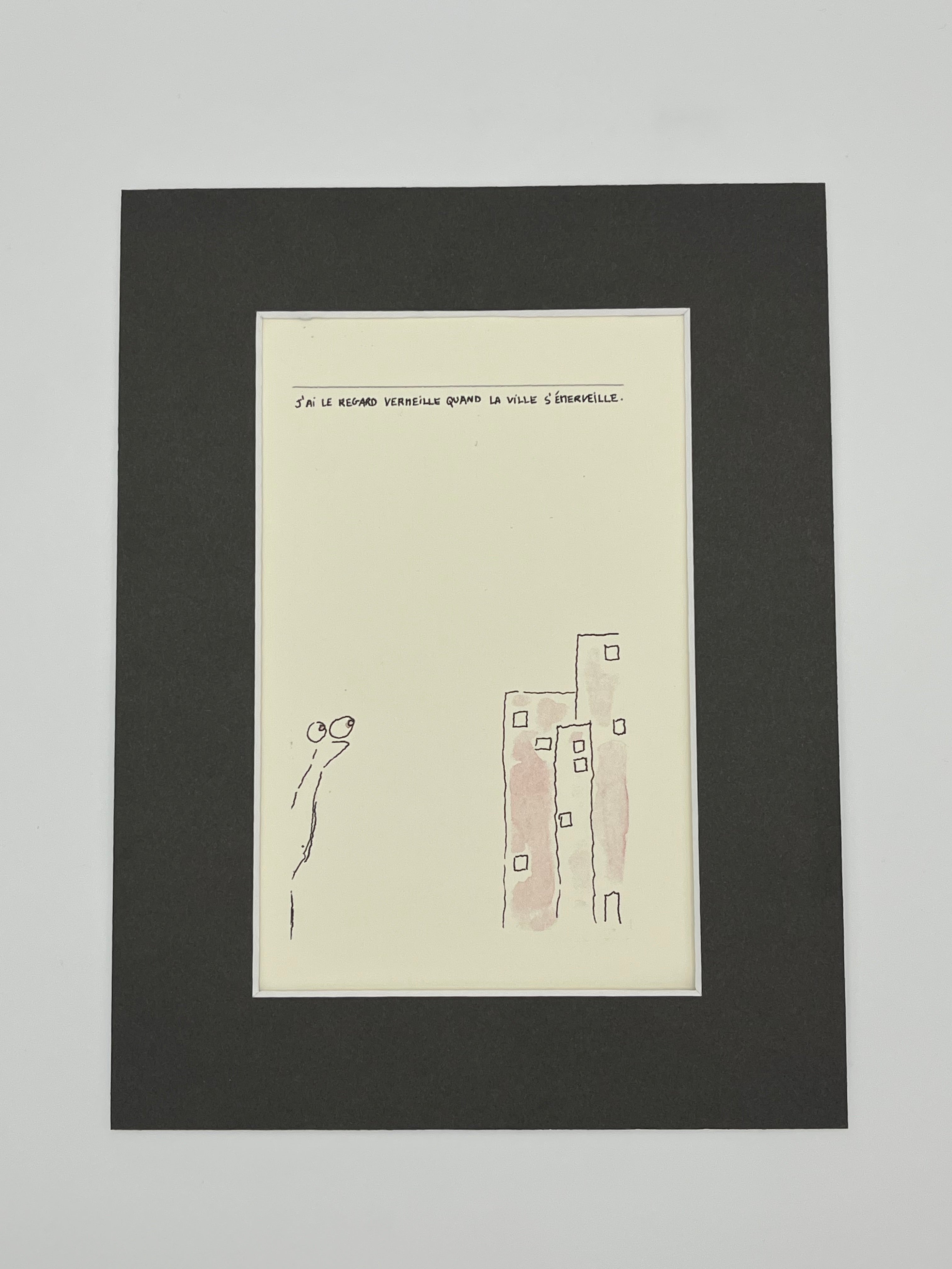 J’ai le regard vermeille quand la ville s’émerveille