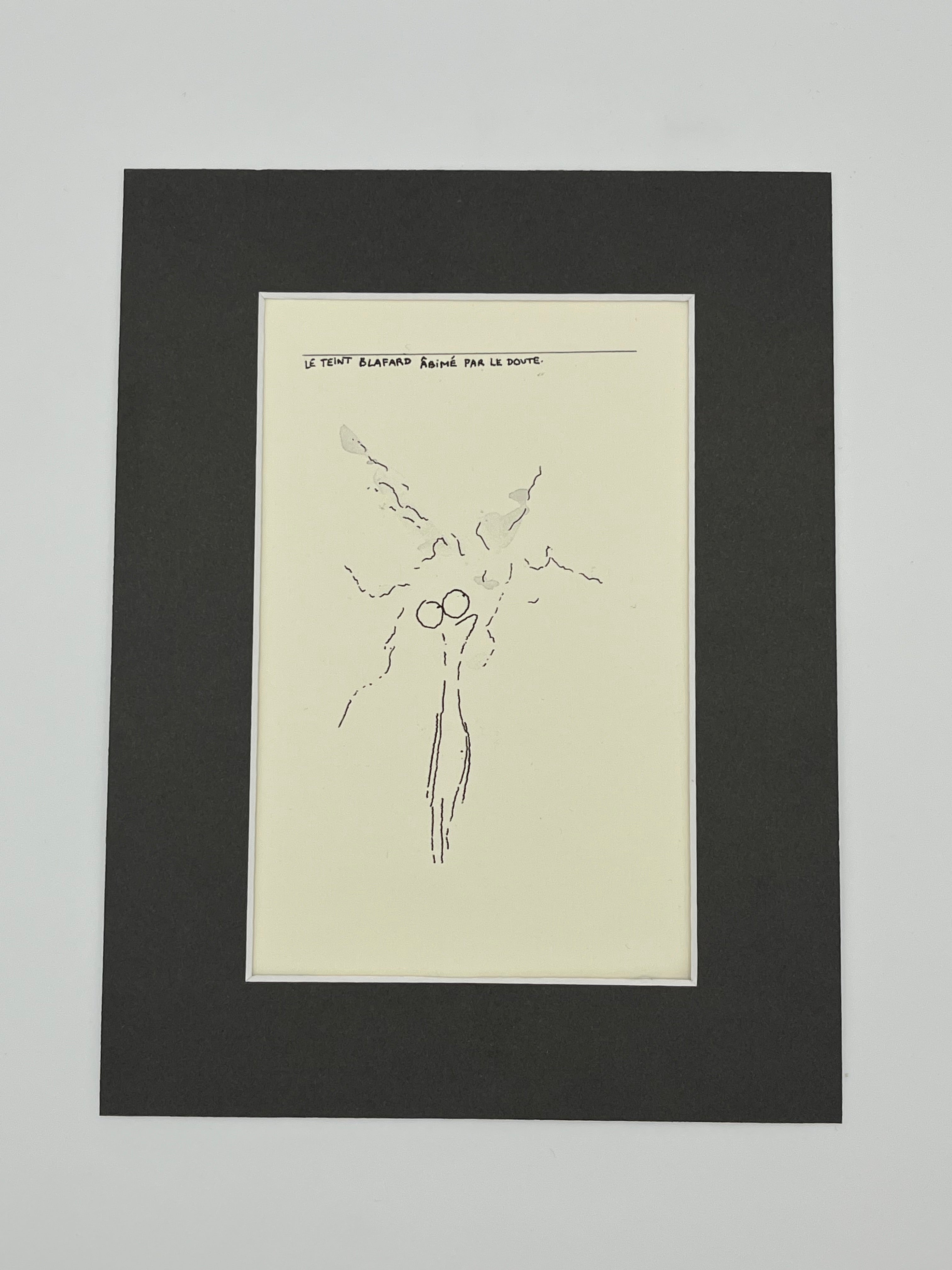 Le teint blafard abîmé par le doute