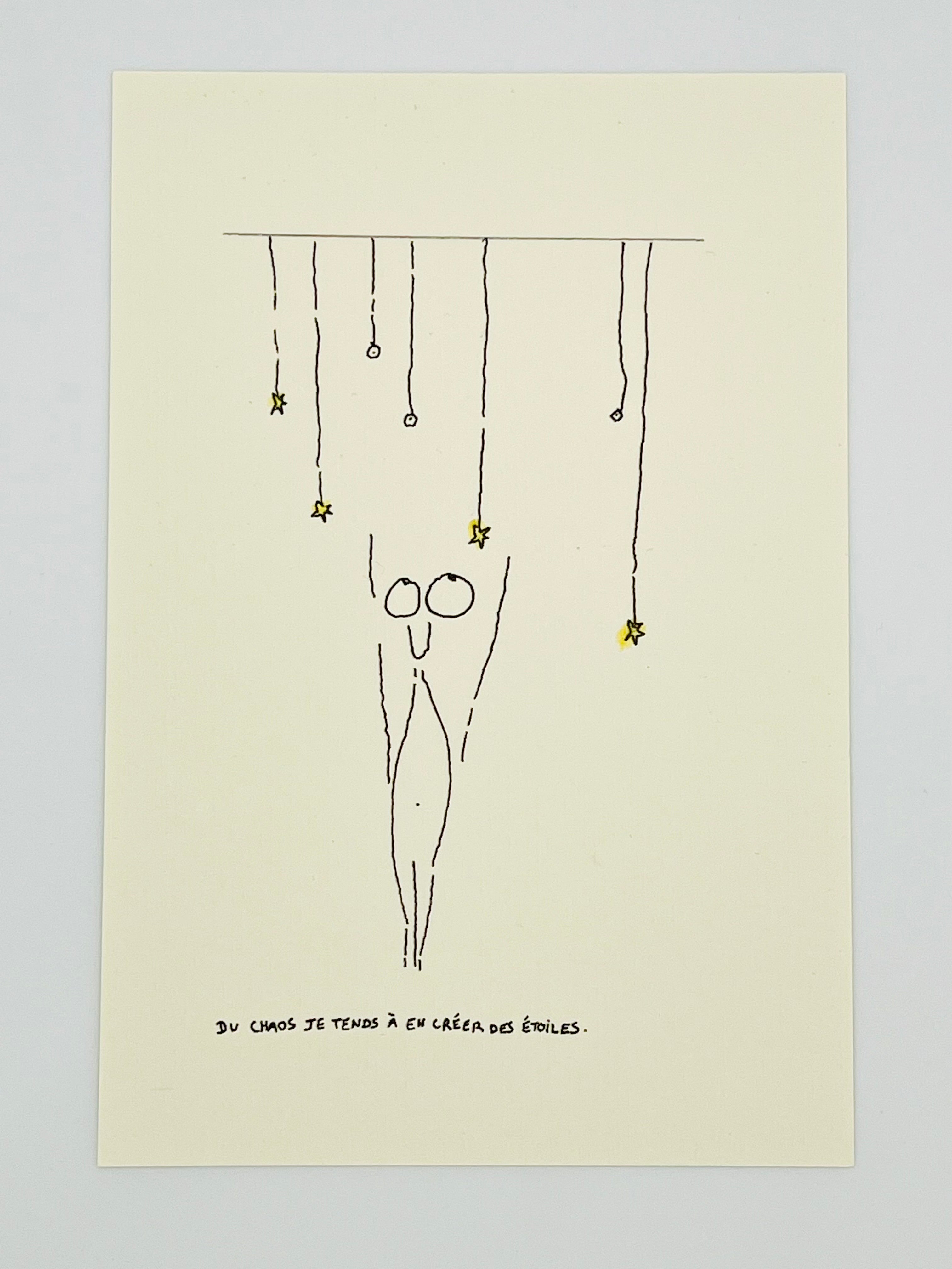 Du chaos je tends à en créer des étoiles