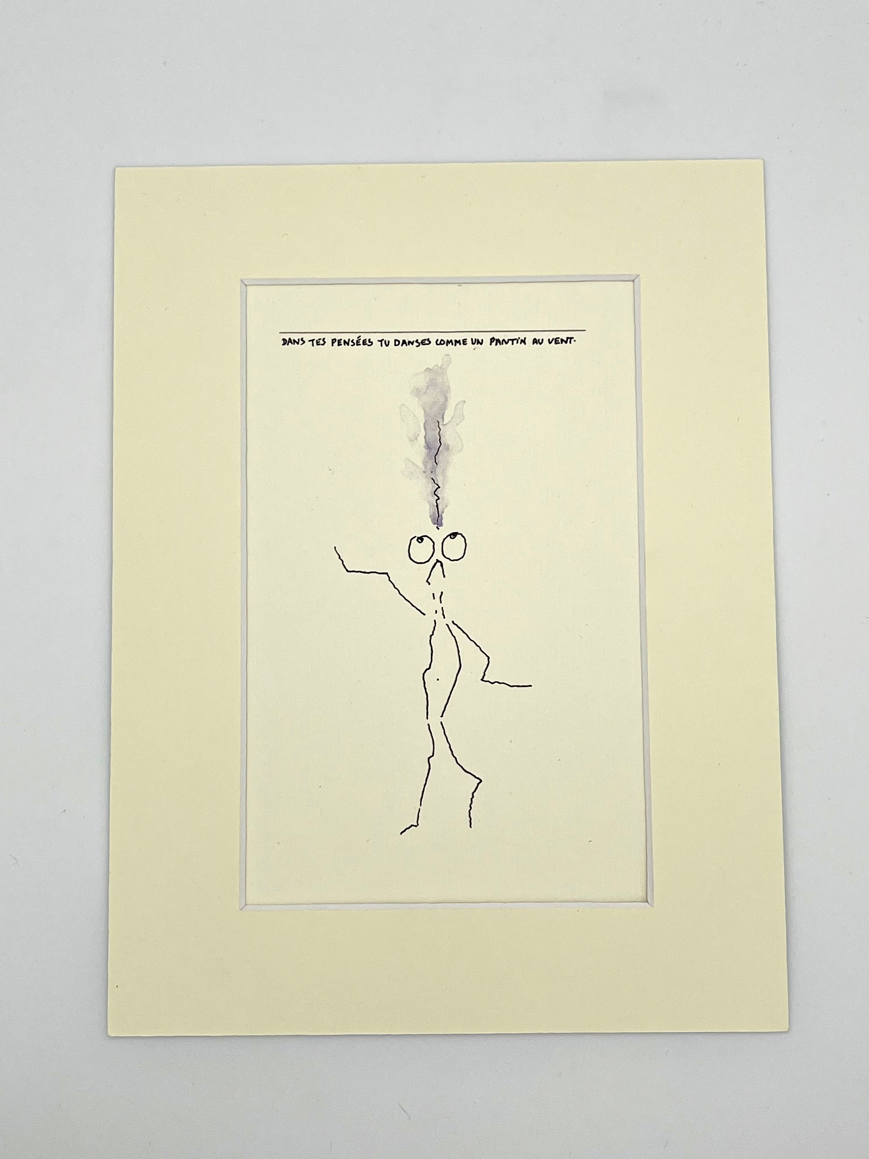 Dans tes pensées tu danses comme un pantin au vent