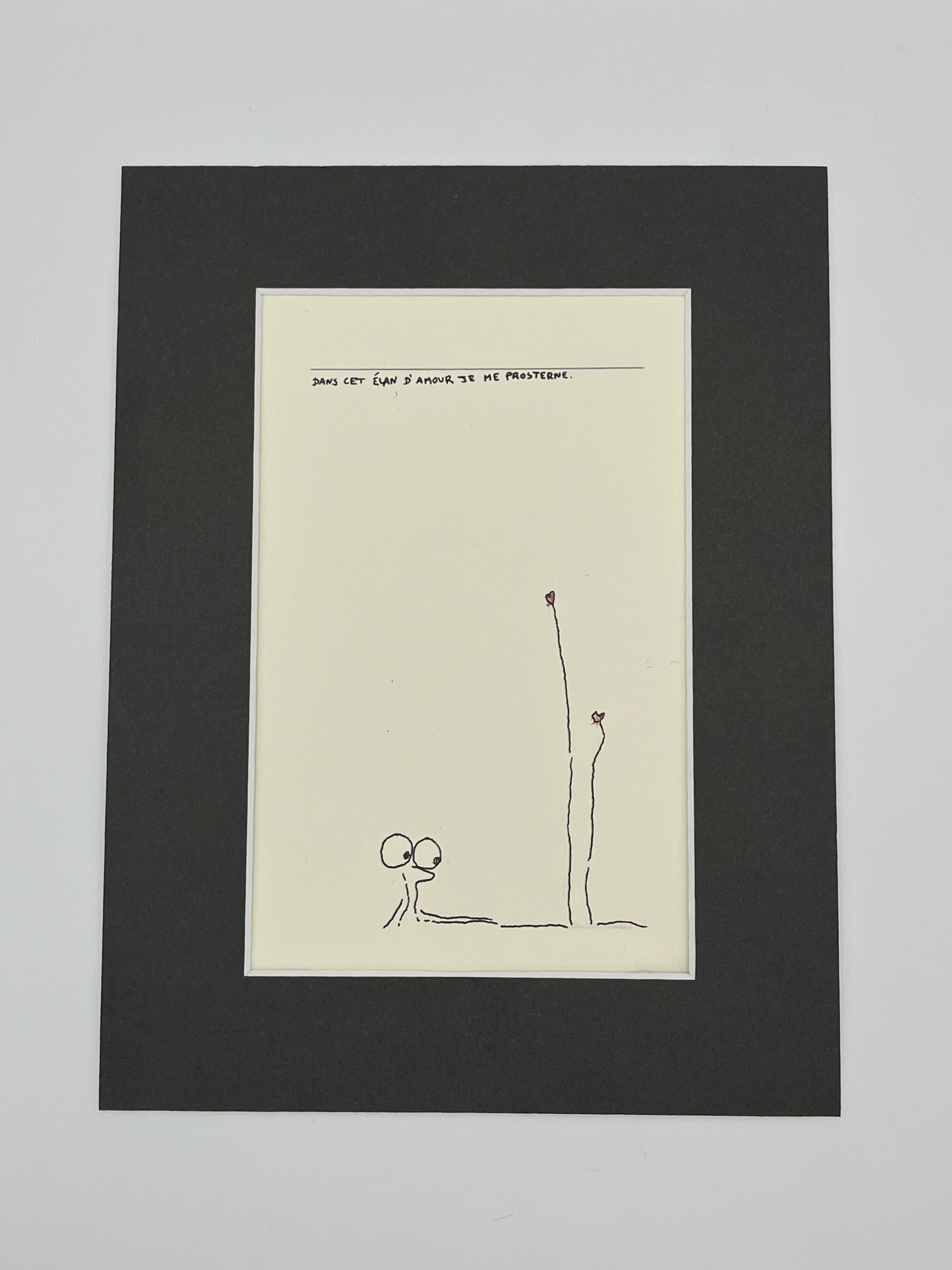 Dans cet élan d’amour je me prosterne