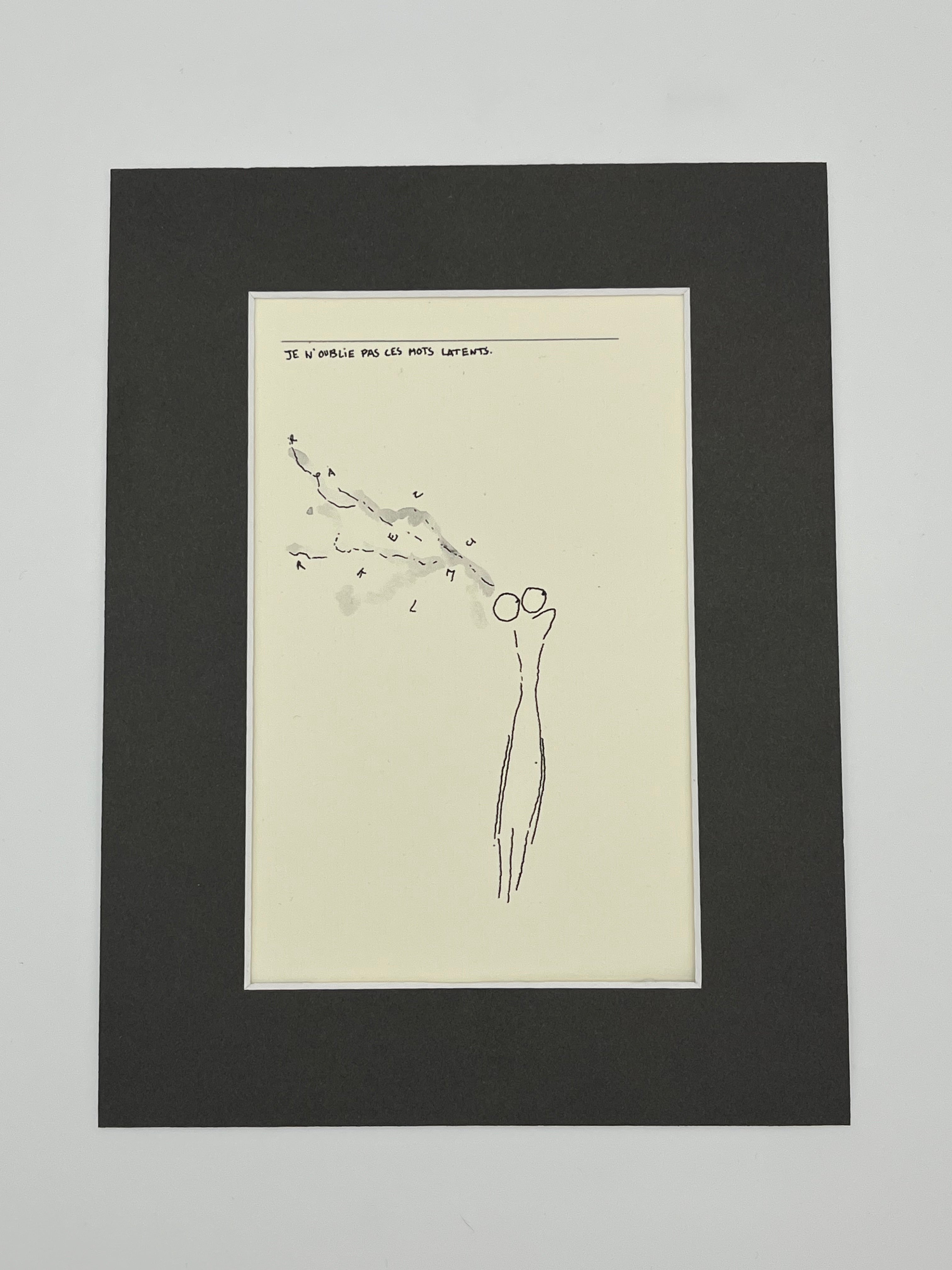 Je n’oublie pas ces mots latents