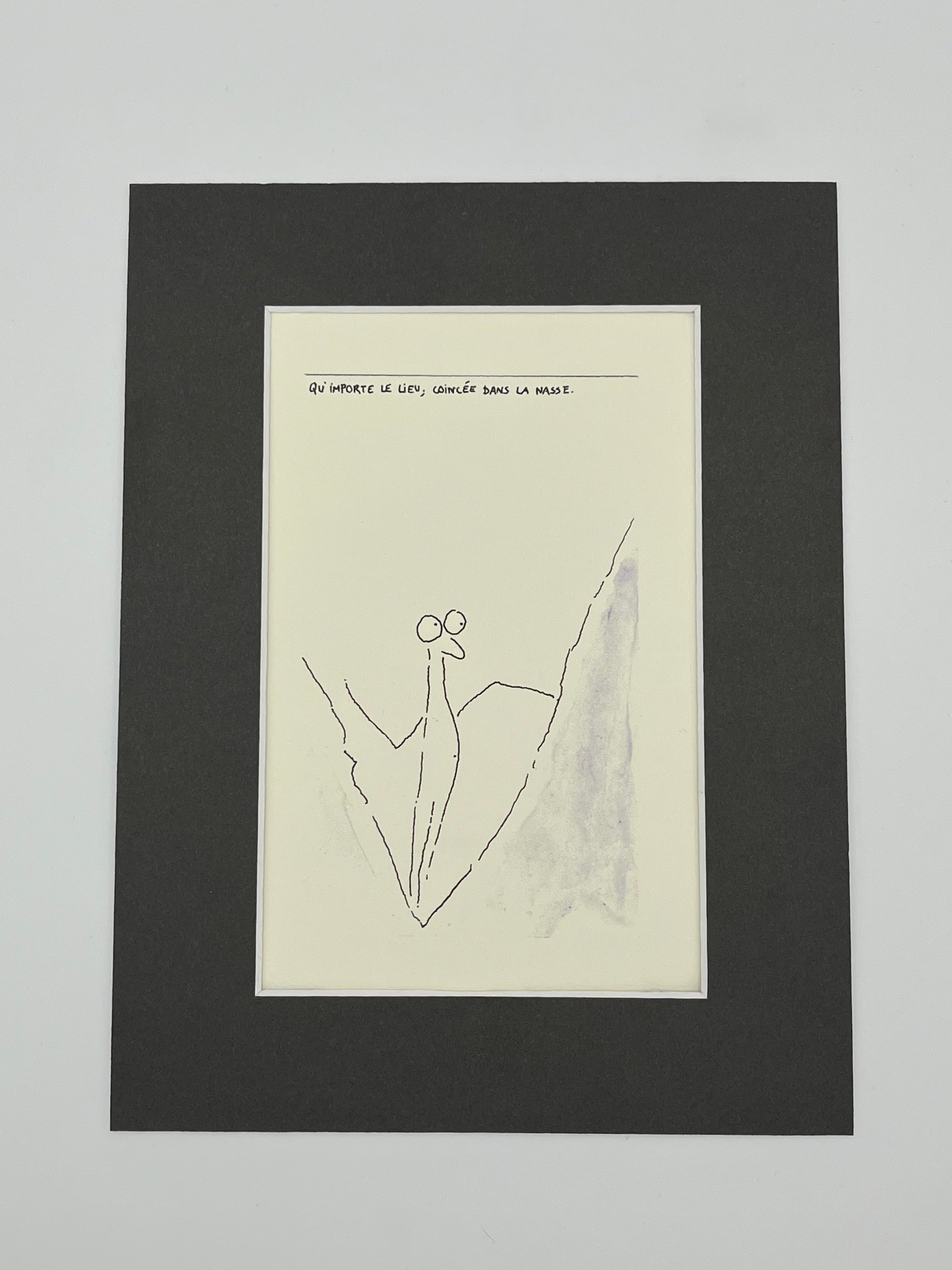 Qu’importe le lieu, coincée dans la nasse