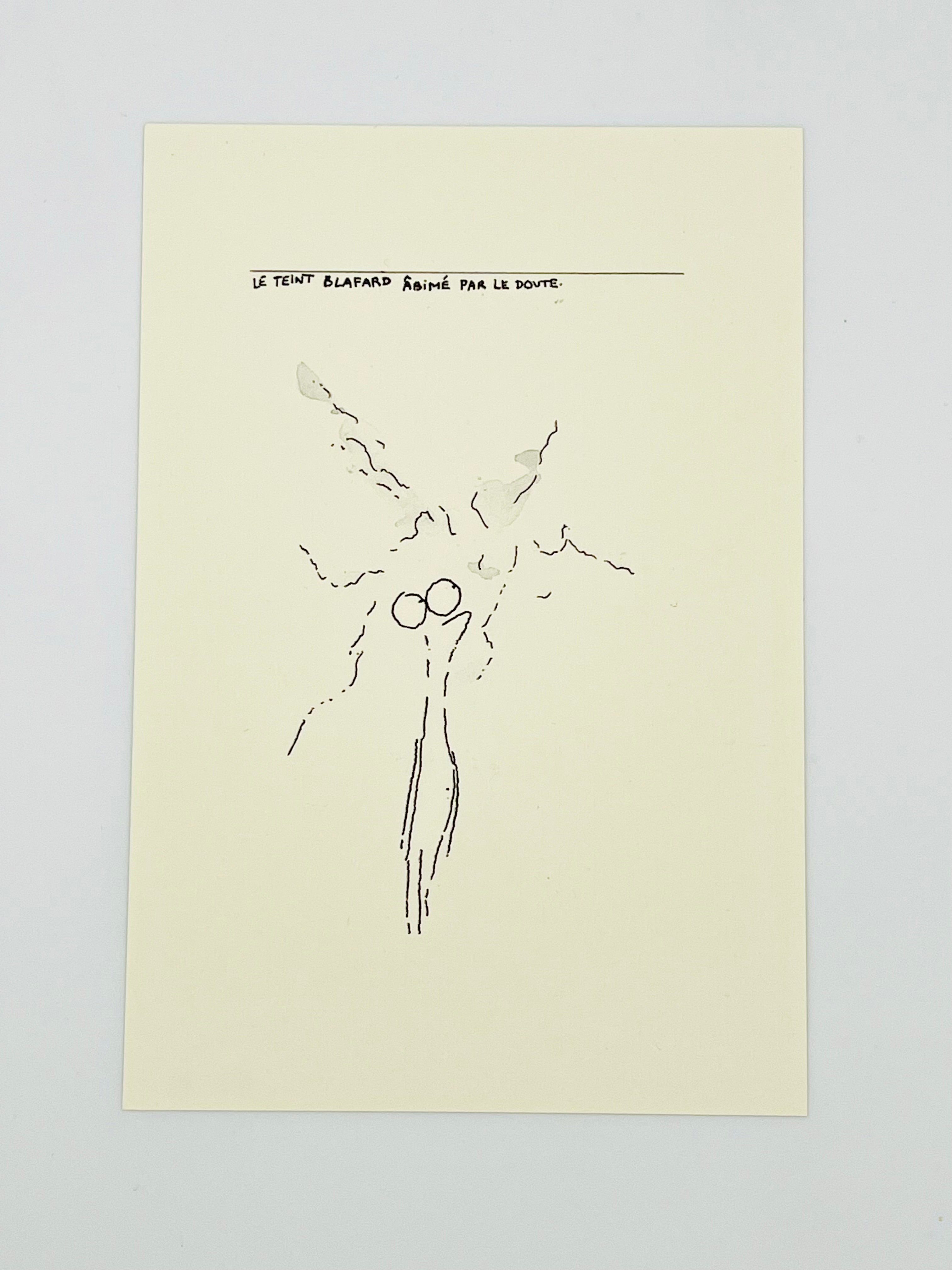 Le teint blafard abîmé par le doute