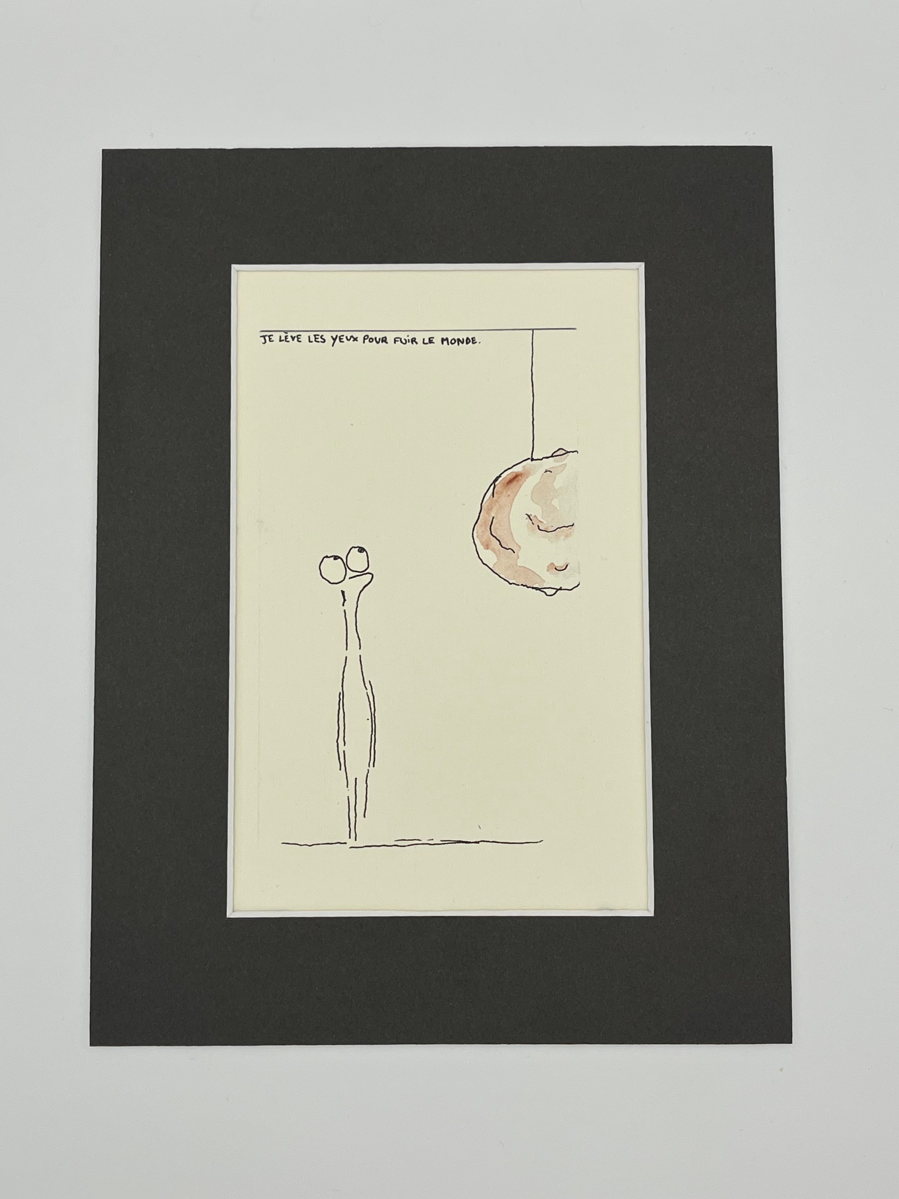 Je lève les yeux pour fuir le monde