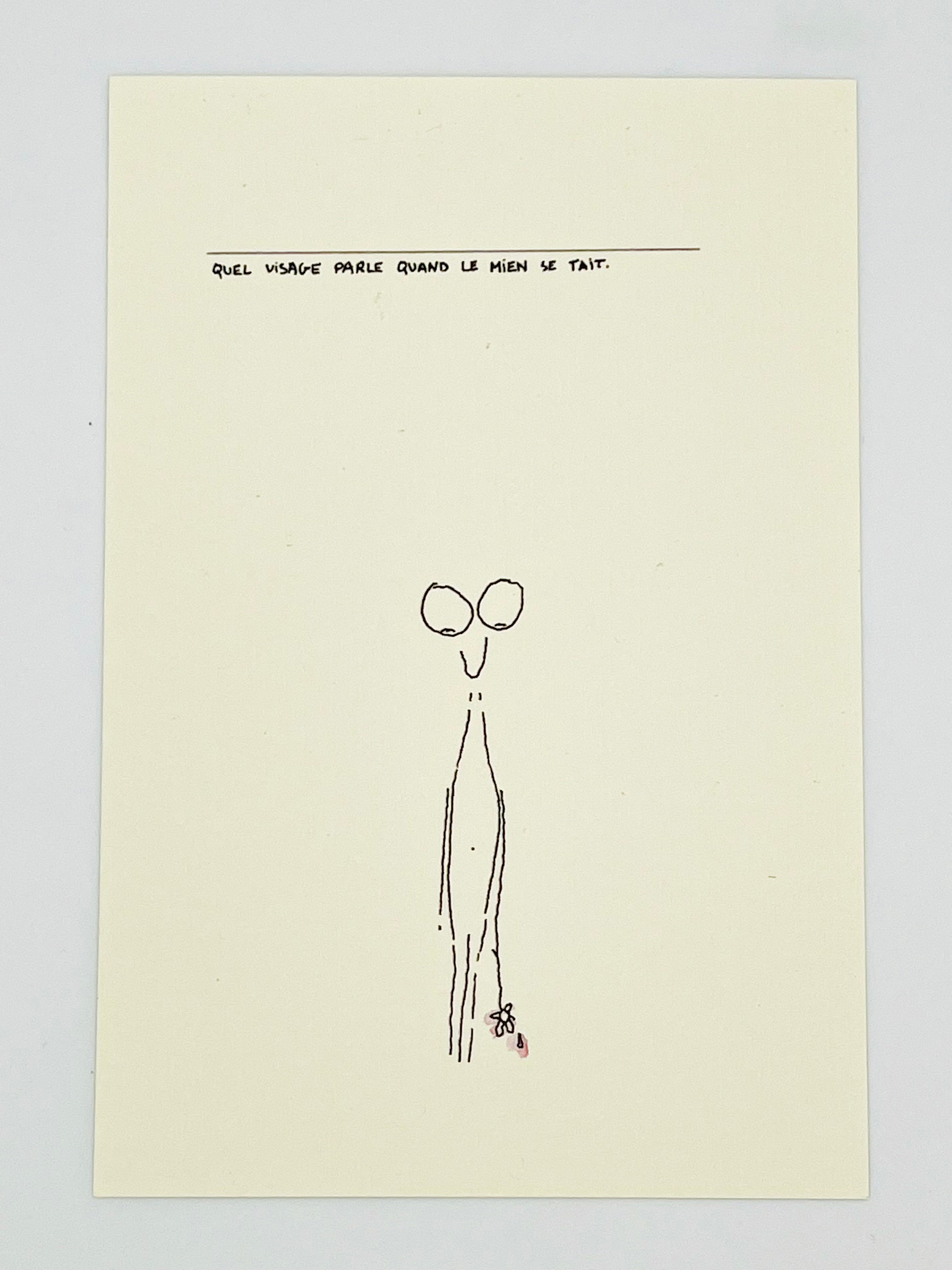 Quel visage parle quand le mien se tait