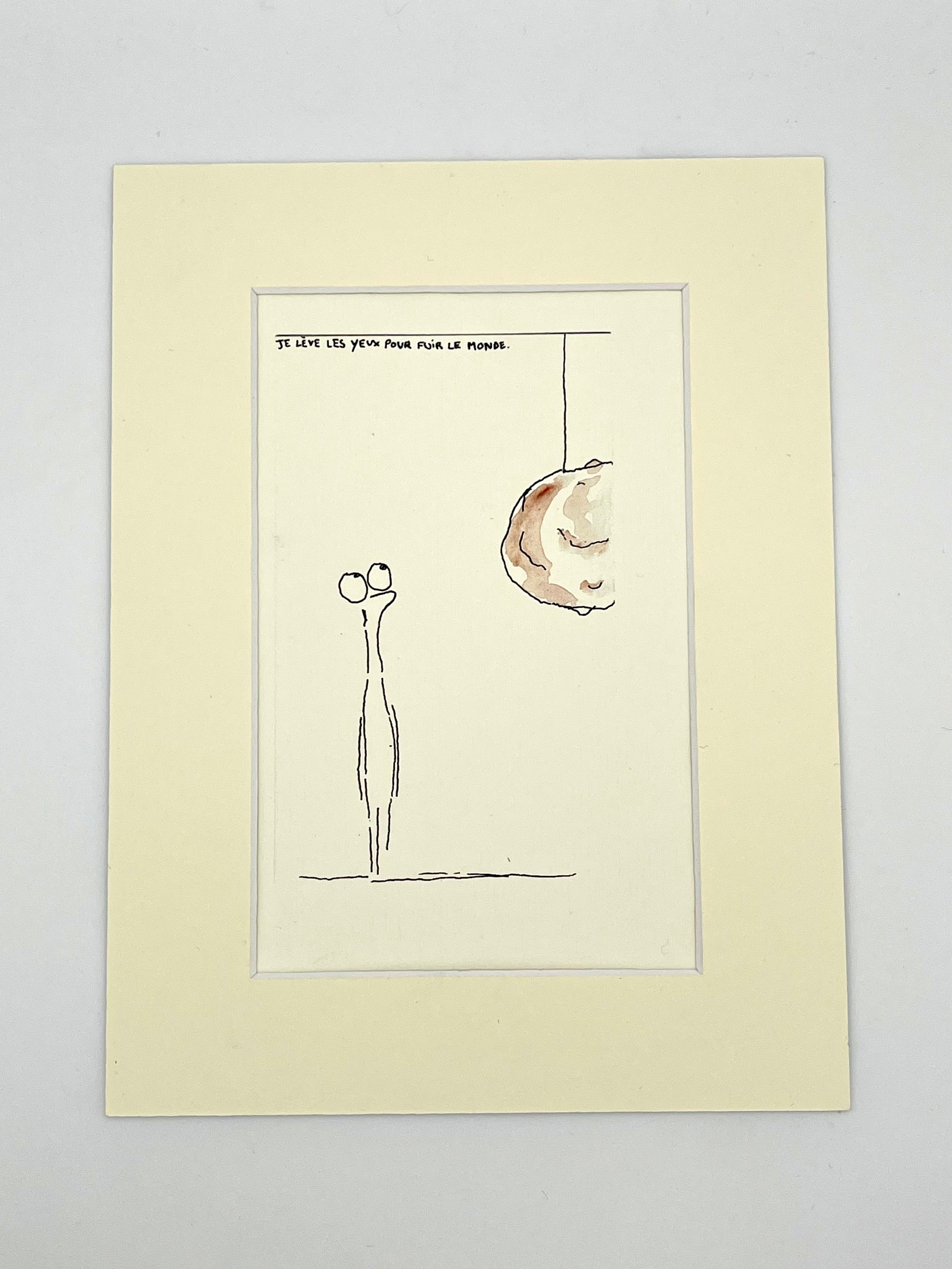 Je lève les yeux pour fuir le monde