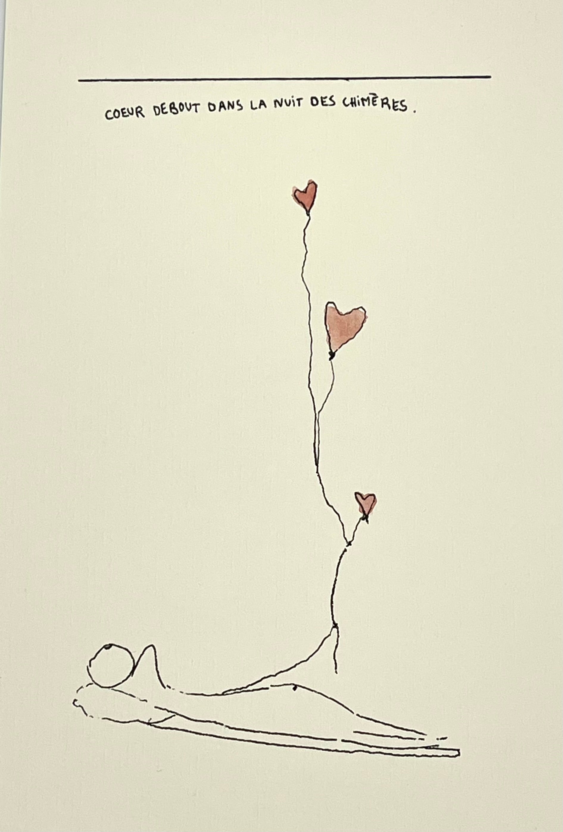 Coeur debout dans la nuit des chimères.