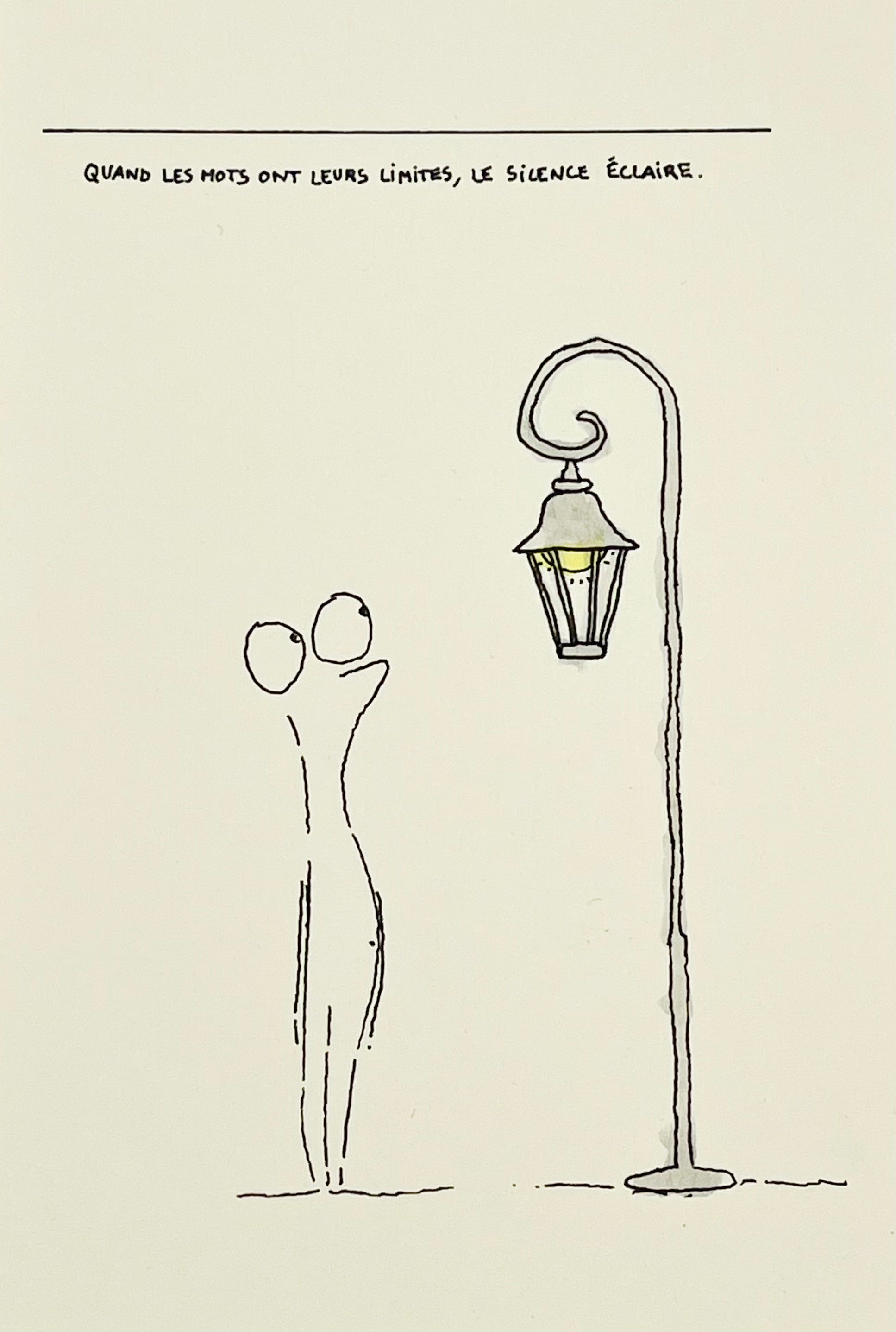 Quand les mots ont leurs limites, le silence éclaire.
